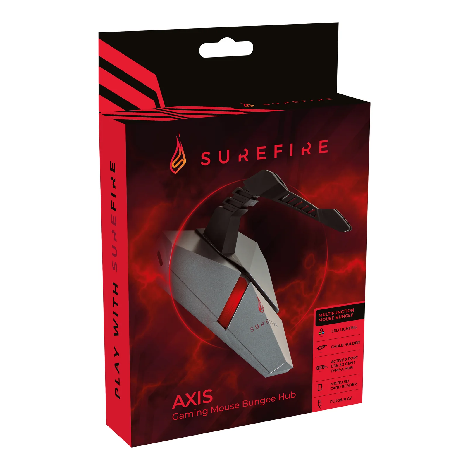 SureFire AXIS 5000 Mbit/s Noir, Gris