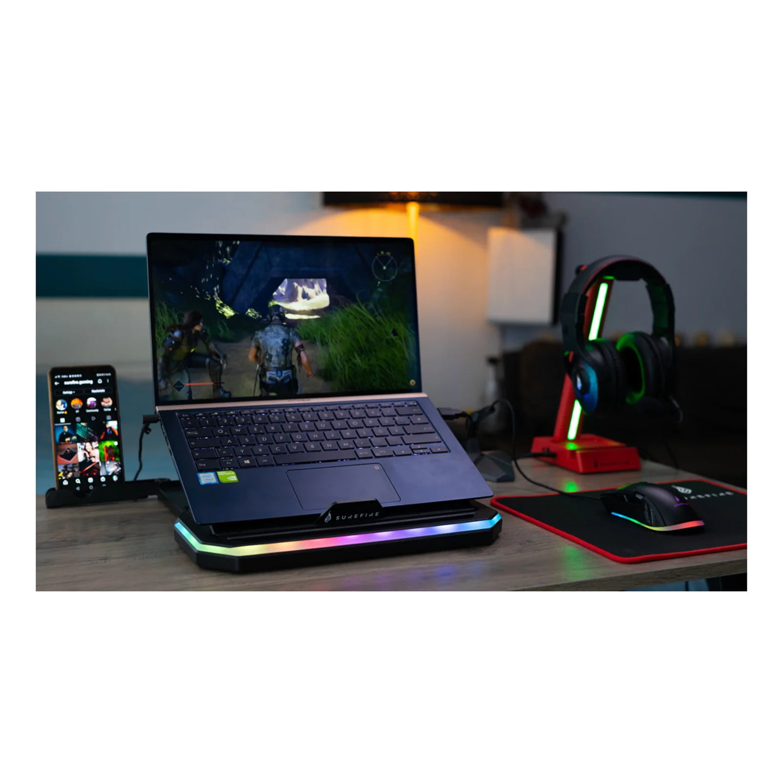SureFire PORTUS X1 Supports de Laptop Noir 43,9 cm (17.3")