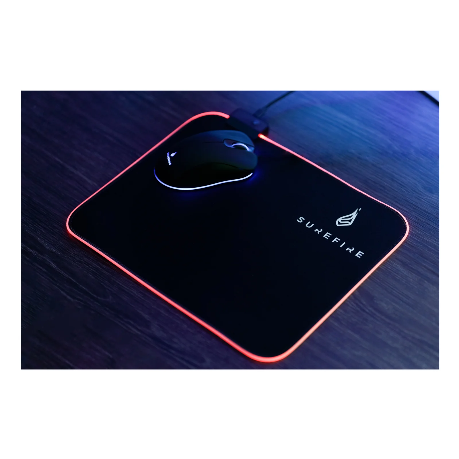 SureFire Silent Flight RGB-320 Tapis de souris de jeu Noir