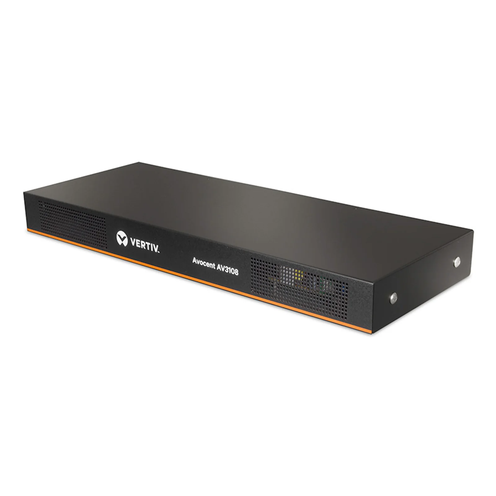 Vertiv Avocent AV 3108 commutateur écran, clavier et souris Grille de montage Noir