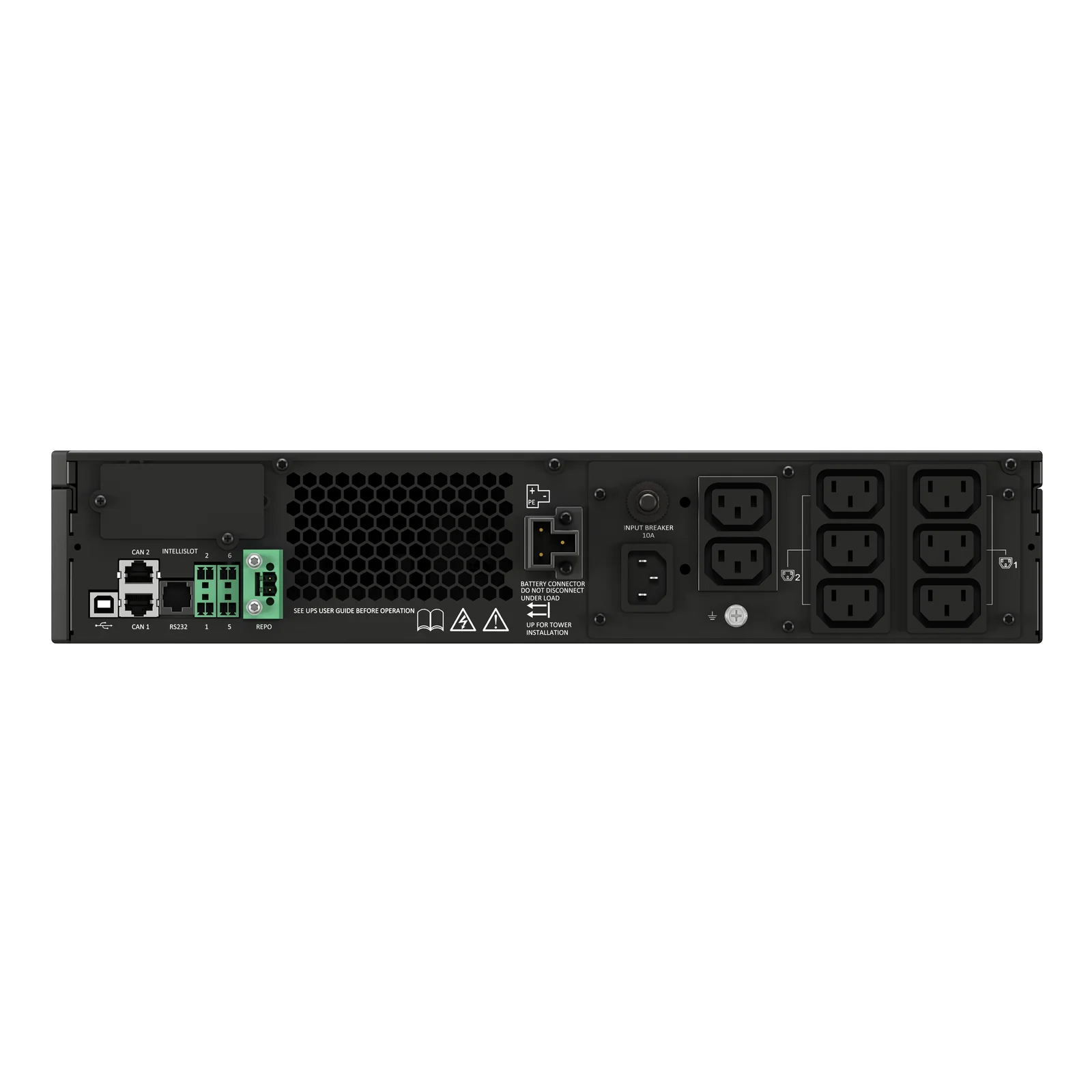 Vertiv Liebert GXT5-1500IRT2UXLN alimentation d'énergie non interruptible Double-conversion (en ligne) 1,5 kVA 1500 W 8 sortie(s) CA
