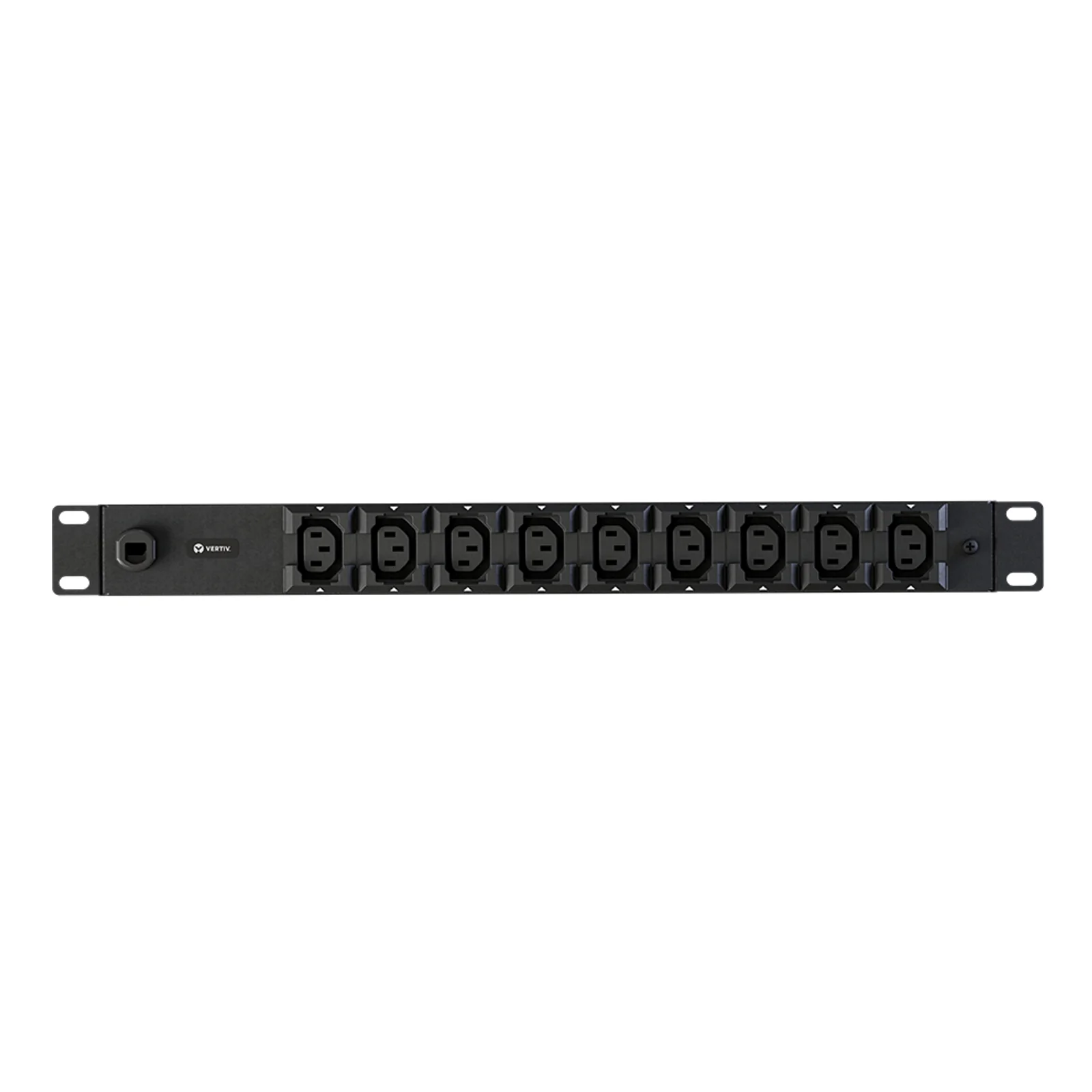 Vertiv PowerGo Unité de distribution électrique en rack Basic (standard) | PDU en rack | 1U | 230 V | 16 A | 9 EC C13 à verrouillage manuel | 3,6 kW | Entrée Schuko allemande | EP0G81A0