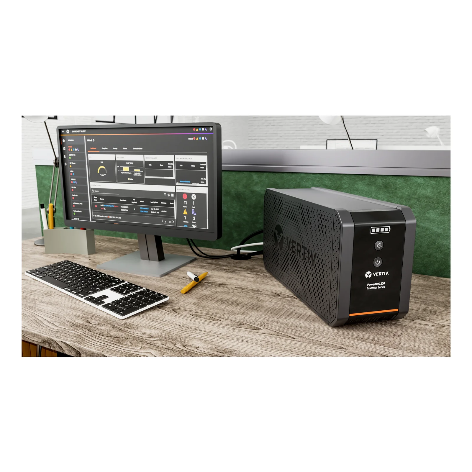 Vertiv PSA6E-1000IT-SCH alimentation d'énergie non interruptible Interactivité de ligne 1 kVA 525 W 4 sortie(s) CA