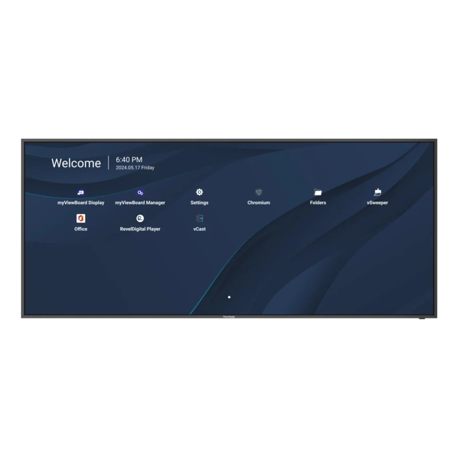 CDE105UW tableau blanc interactif 2,67 m (105") 5120 x 2160 pixels Noir