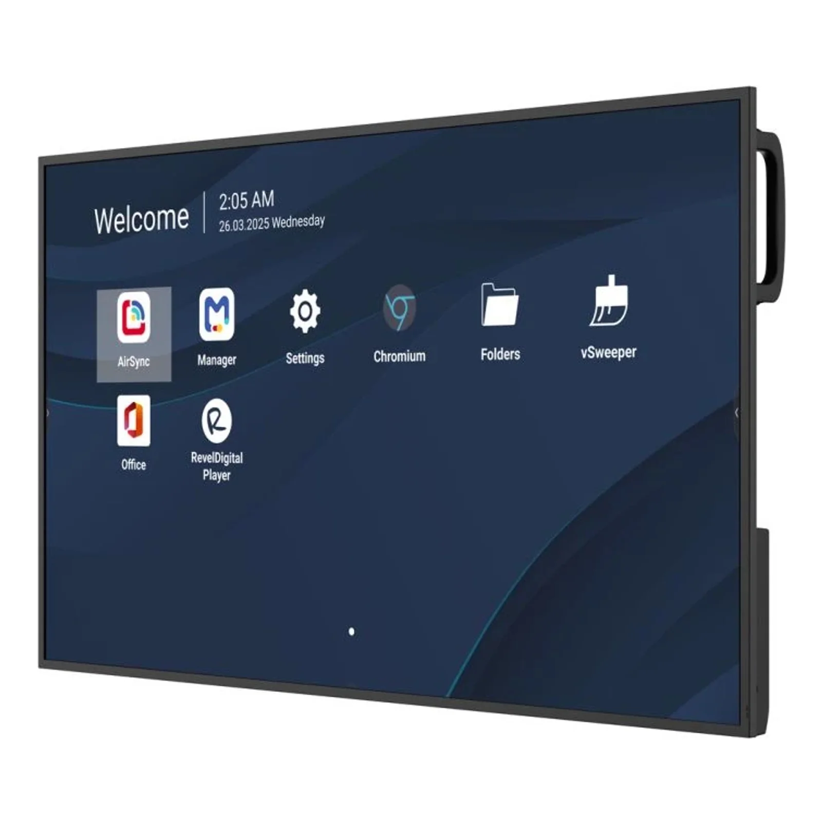 Viewsonic CDE4314-2C Écran d'affichage dynamique Écran plat de signalisation numérique 109,2 cm (43") LCD Wifi 500 cd/m² 4K Ultra HD Noir Intégré dans le processeur Android 14 24/7