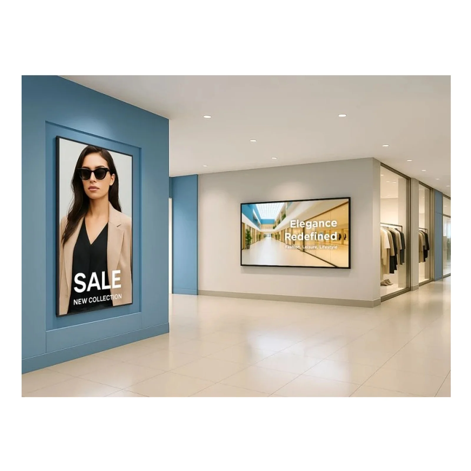 Viewsonic CDE4314-2C Écran d'affichage dynamique Écran plat de signalisation numérique 109,2 cm (43") LCD Wifi 500 cd/m² 4K Ultra HD Noir Intégré dans le processeur Android 14 24/7