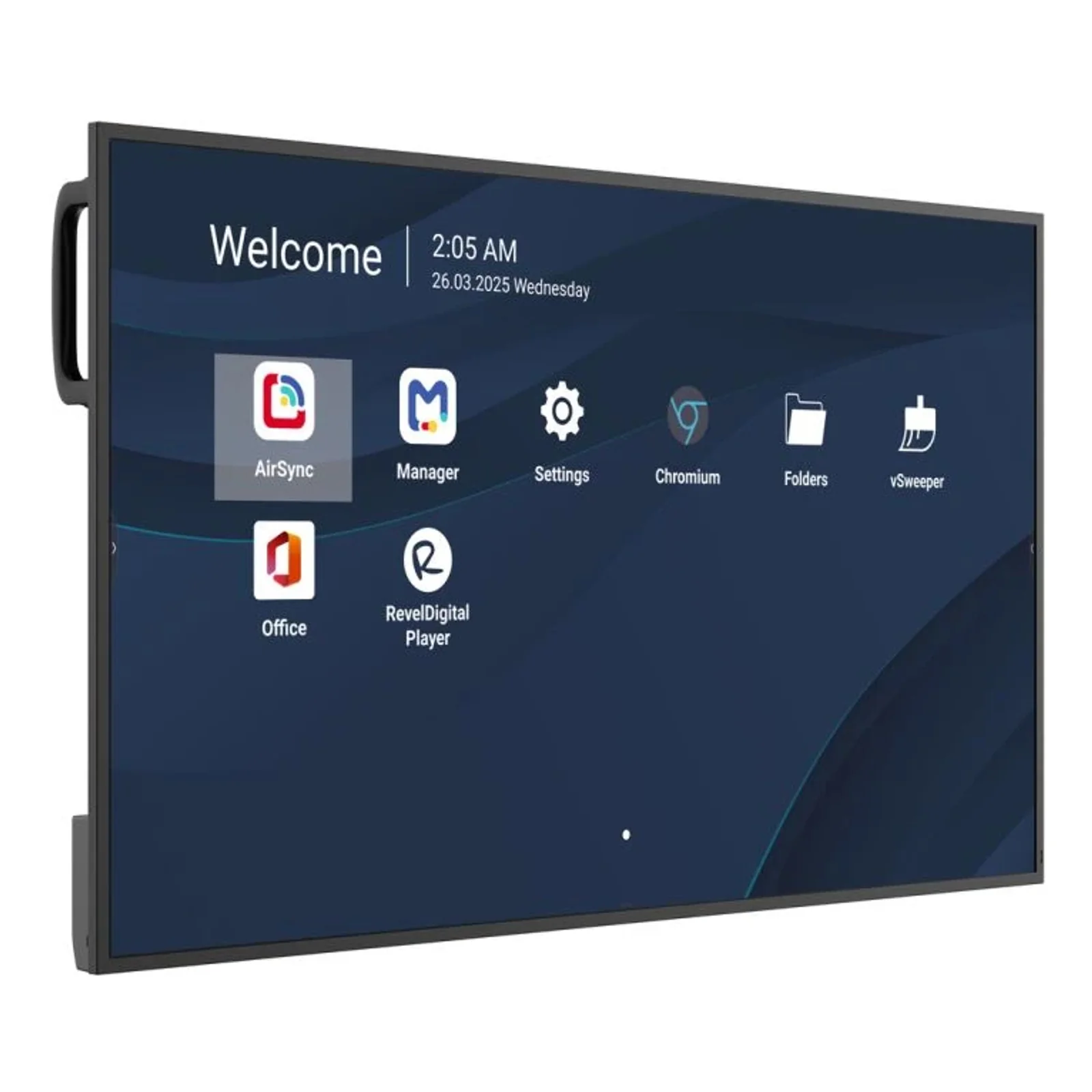 Viewsonic CDE4314-2C Écran d'affichage dynamique Écran plat de signalisation numérique 109,2 cm (43") LCD Wifi 500 cd/m² 4K Ultra HD Noir Intégré dans le processeur Android 14 24/7