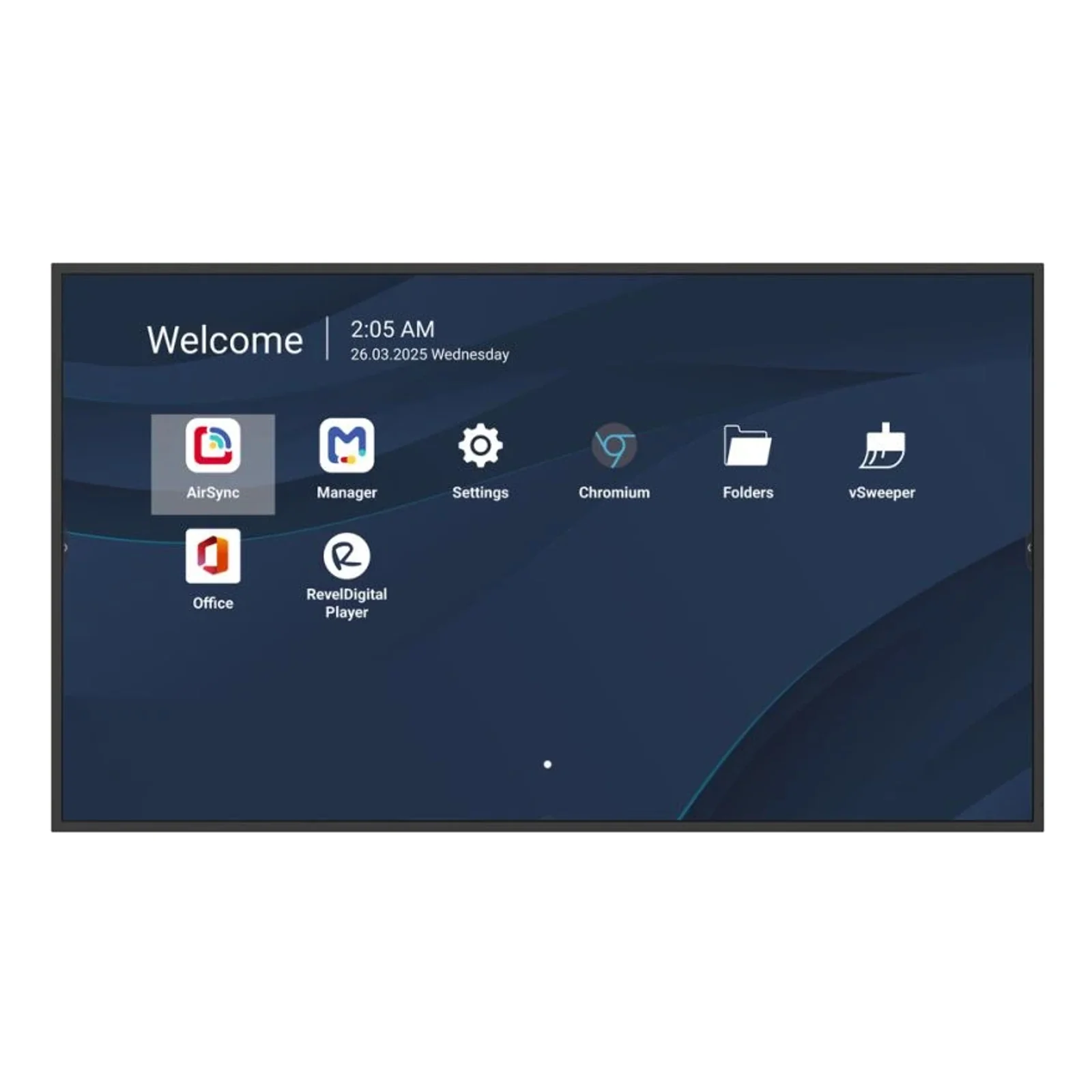 CDE4314-2C Écran d'affichage dynamique Écran plat de signalisation numérique 109,2 cm (43") LCD Wifi 500 cd/m² 4K Ultra HD Noir Intégré dans le processeur Android 14 24/7