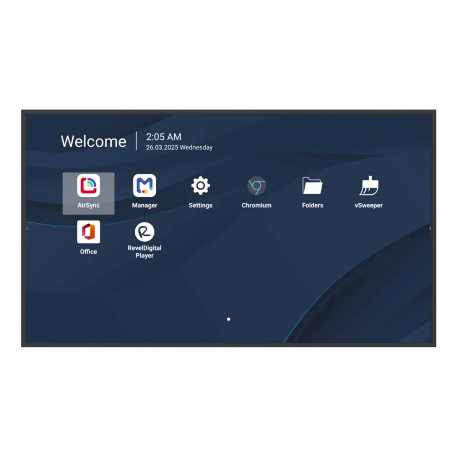 CDE4331-1C Écran d'affichage dynamique Écran plat de signalisation numérique 109,2 cm (43") LCD Wifi 500 cd/m² 4K Ultra HD Noir Intégré dans le processeur Android 14 24/7