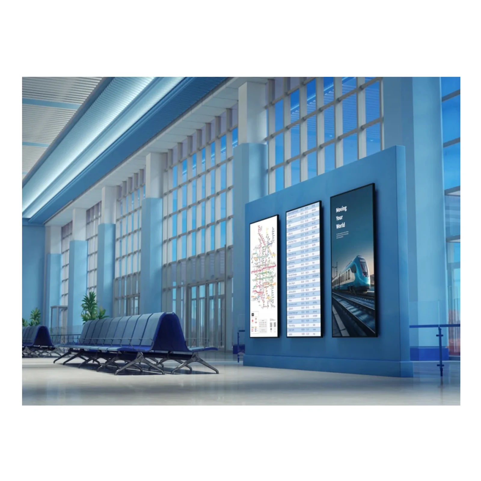 Viewsonic CDE4331-1C Écran d'affichage dynamique Écran plat de signalisation numérique 109,2 cm (43") LCD Wifi 500 cd/m² 4K Ultra HD Noir Intégré dans le processeur Android 14 24/7