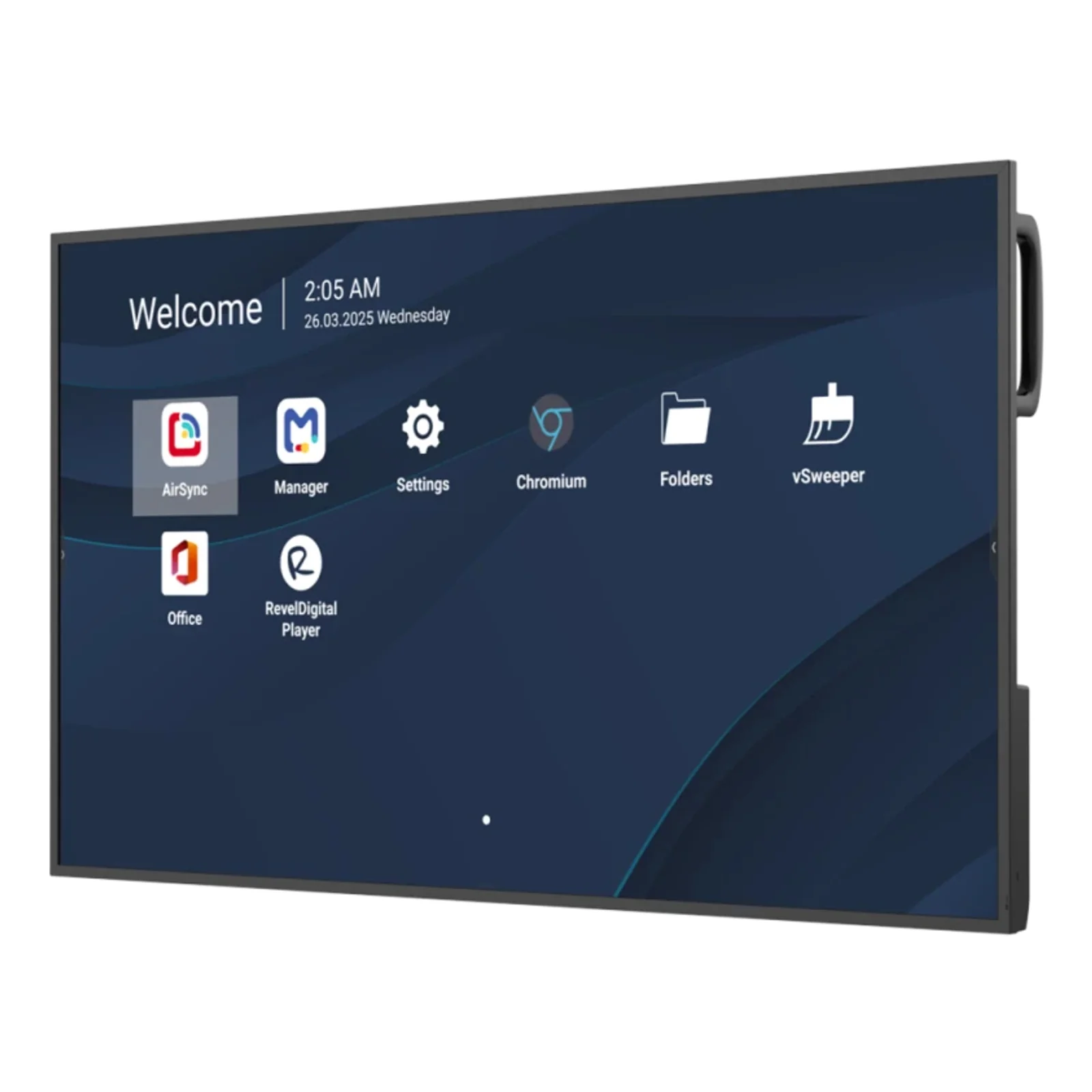 Viewsonic CDE4331-1C Écran d'affichage dynamique Écran plat de signalisation numérique 109,2 cm (43") LCD Wifi 500 cd/m² 4K Ultra HD Noir Intégré dans le processeur Android 14 24/7
