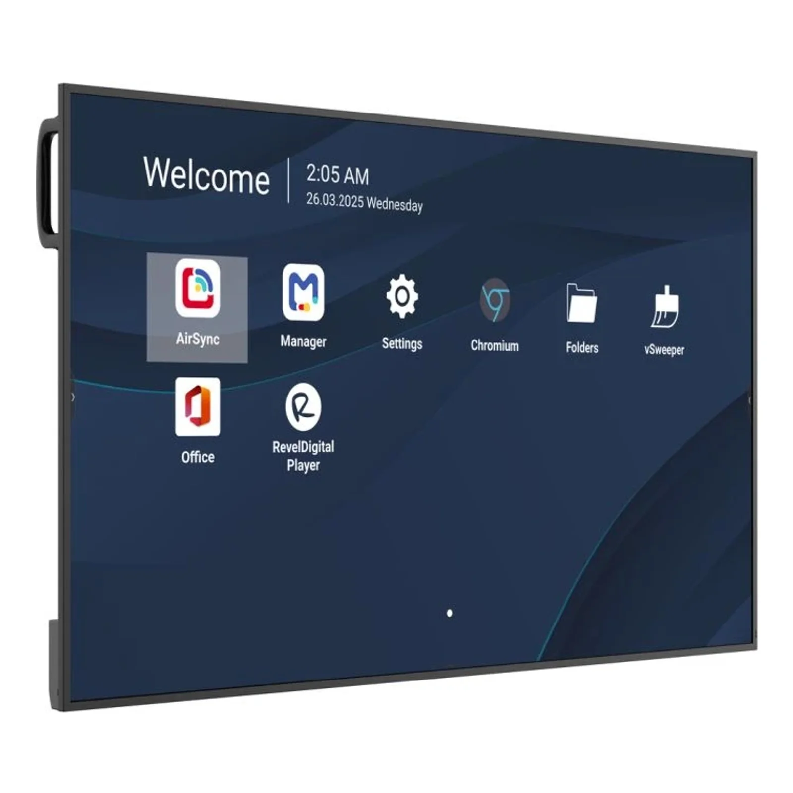 Viewsonic CDE5514-2C Écran d'affichage dynamique Écran plat de signalisation numérique 139,7 cm (55") LCD Wifi 500 cd/m² 4K Ultra HD Noir Intégré dans le processeur Android 14 24/7