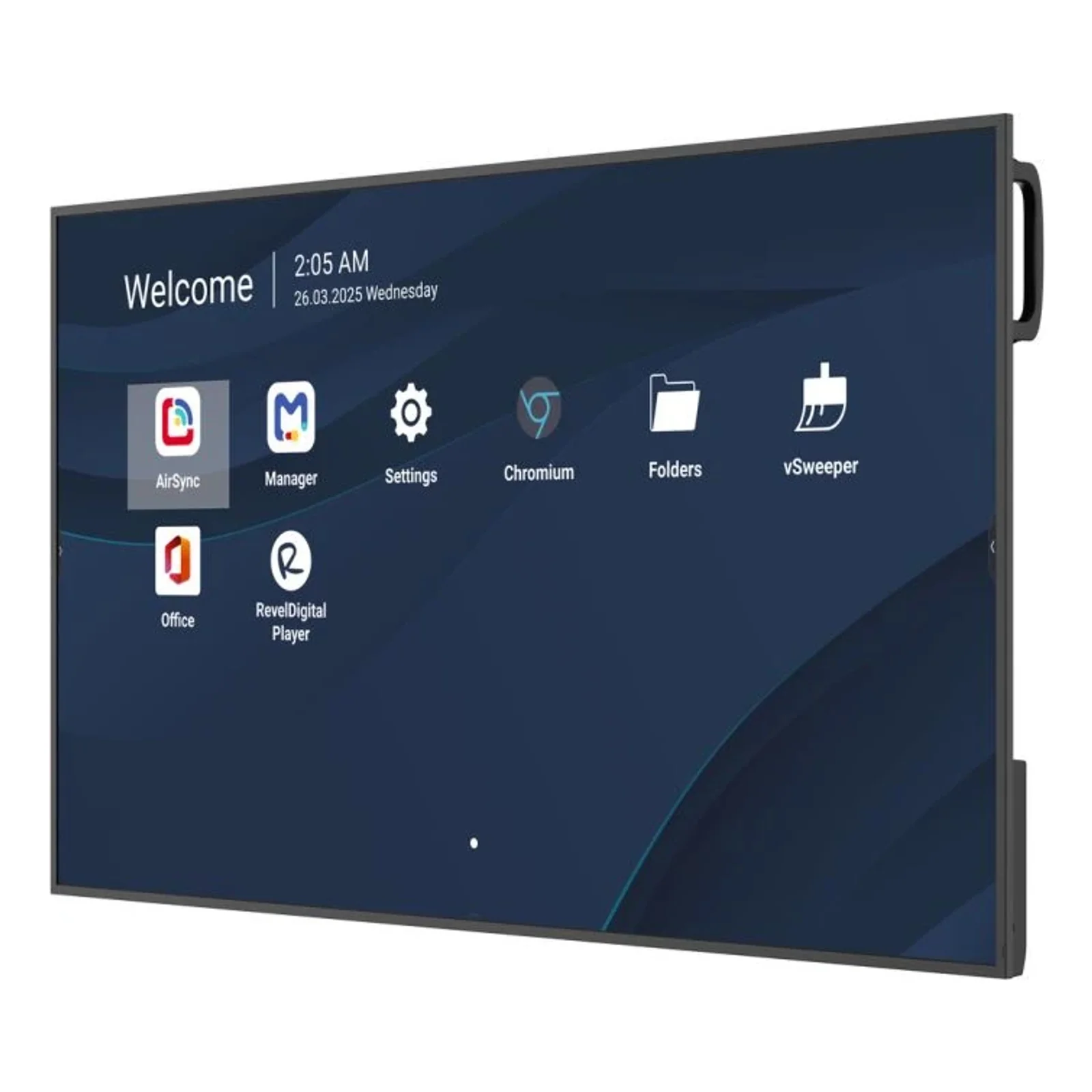 Viewsonic CDE5514-2C Écran d'affichage dynamique Écran plat de signalisation numérique 139,7 cm (55") LCD Wifi 500 cd/m² 4K Ultra HD Noir Intégré dans le processeur Android 14 24/7