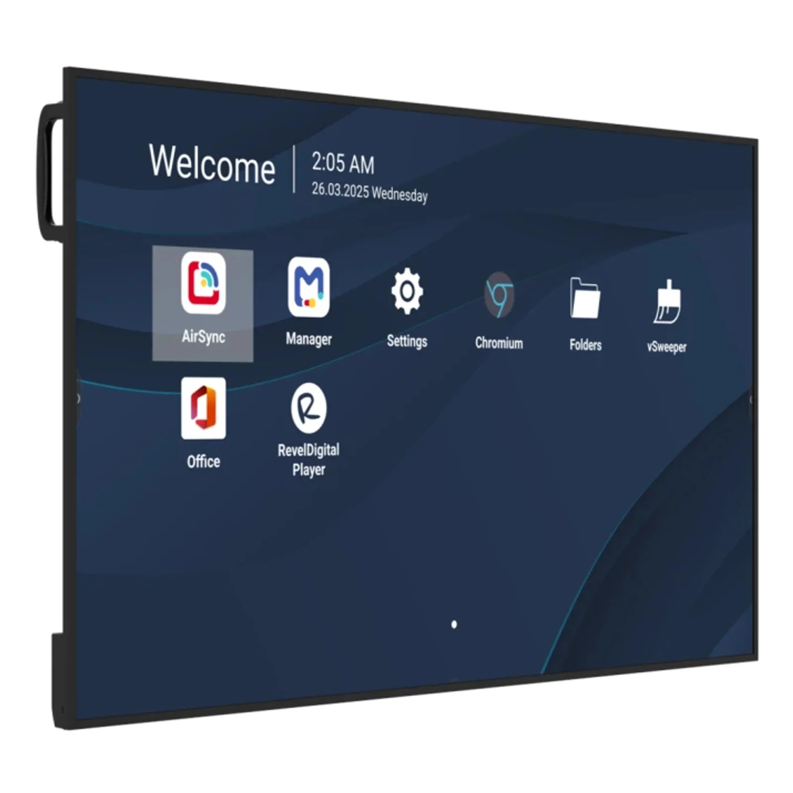 Viewsonic CDE5531-1C Écran d'affichage dynamique Écran plat de signalisation numérique 139,7 cm (55") LCD Wifi 500 cd/m² 4K Ultra HD Noir Intégré dans le processeur Android 14 24/7