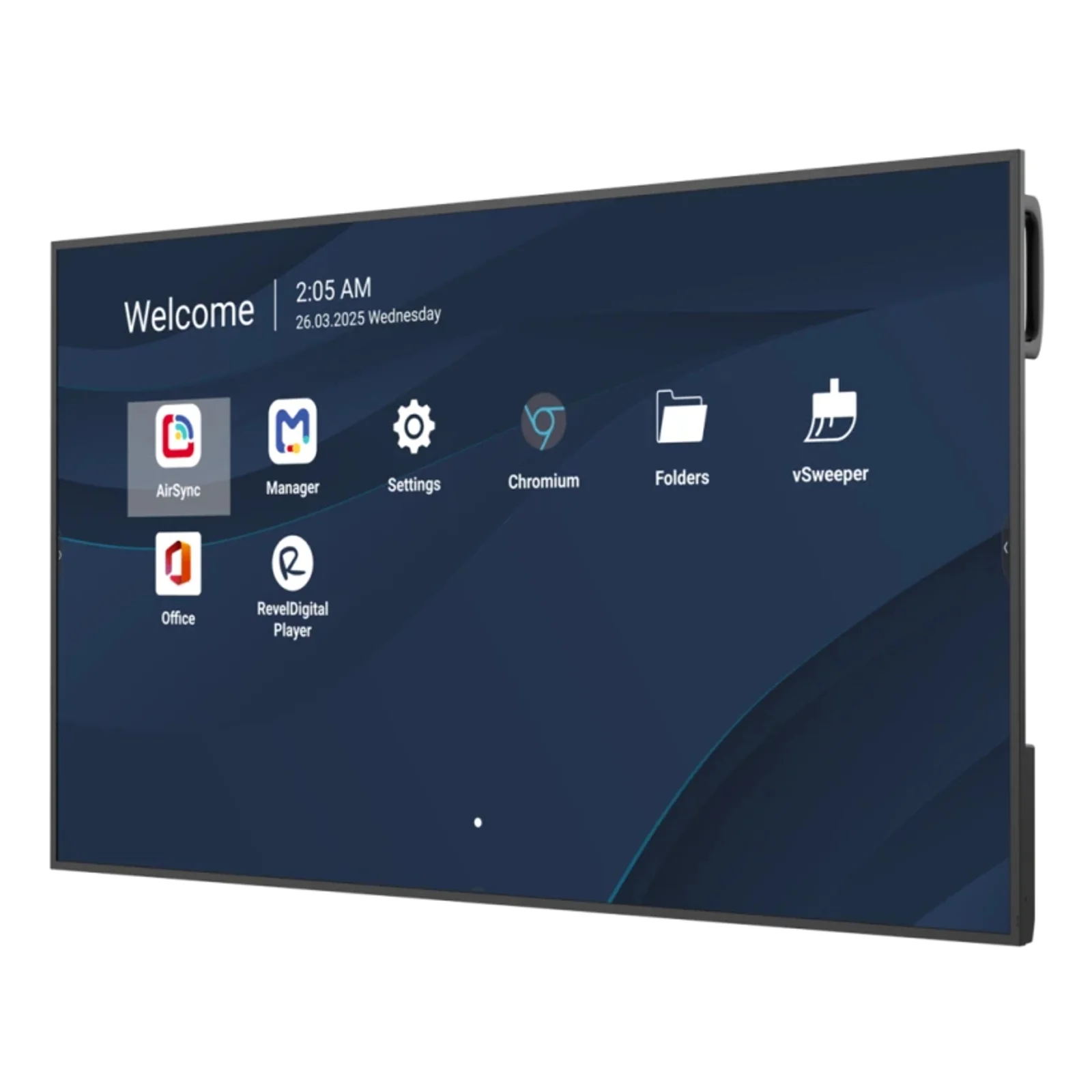Viewsonic CDE5531-1C Écran d'affichage dynamique Écran plat de signalisation numérique 139,7 cm (55") LCD Wifi 500 cd/m² 4K Ultra HD Noir Intégré dans le processeur Android 14 24/7