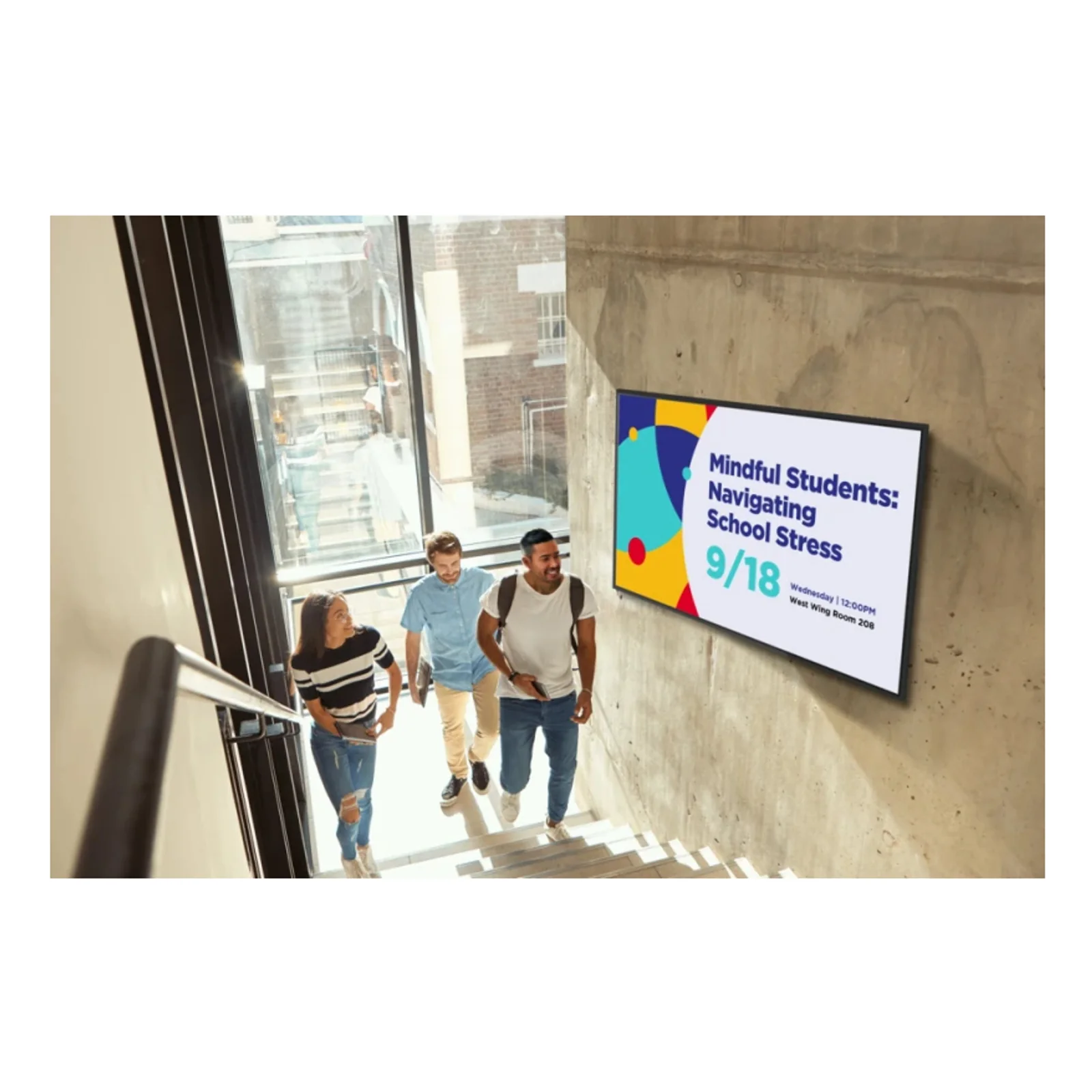 Viewsonic CDE5531-1C Écran d'affichage dynamique Écran plat de signalisation numérique 139,7 cm (55") LCD Wifi 500 cd/m² 4K Ultra HD Noir Intégré dans le processeur Android 14 24/7