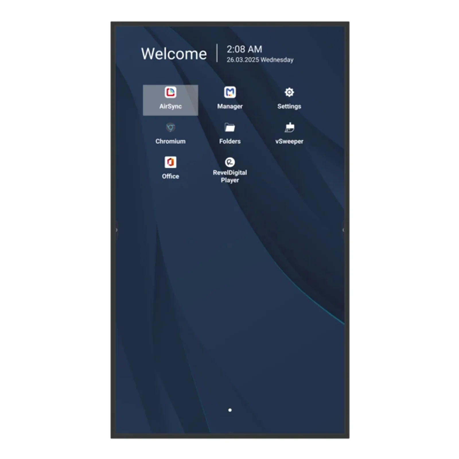 Viewsonic CDE5531-1C Écran d'affichage dynamique Écran plat de signalisation numérique 139,7 cm (55") LCD Wifi 500 cd/m² 4K Ultra HD Noir Intégré dans le processeur Android 14 24/7