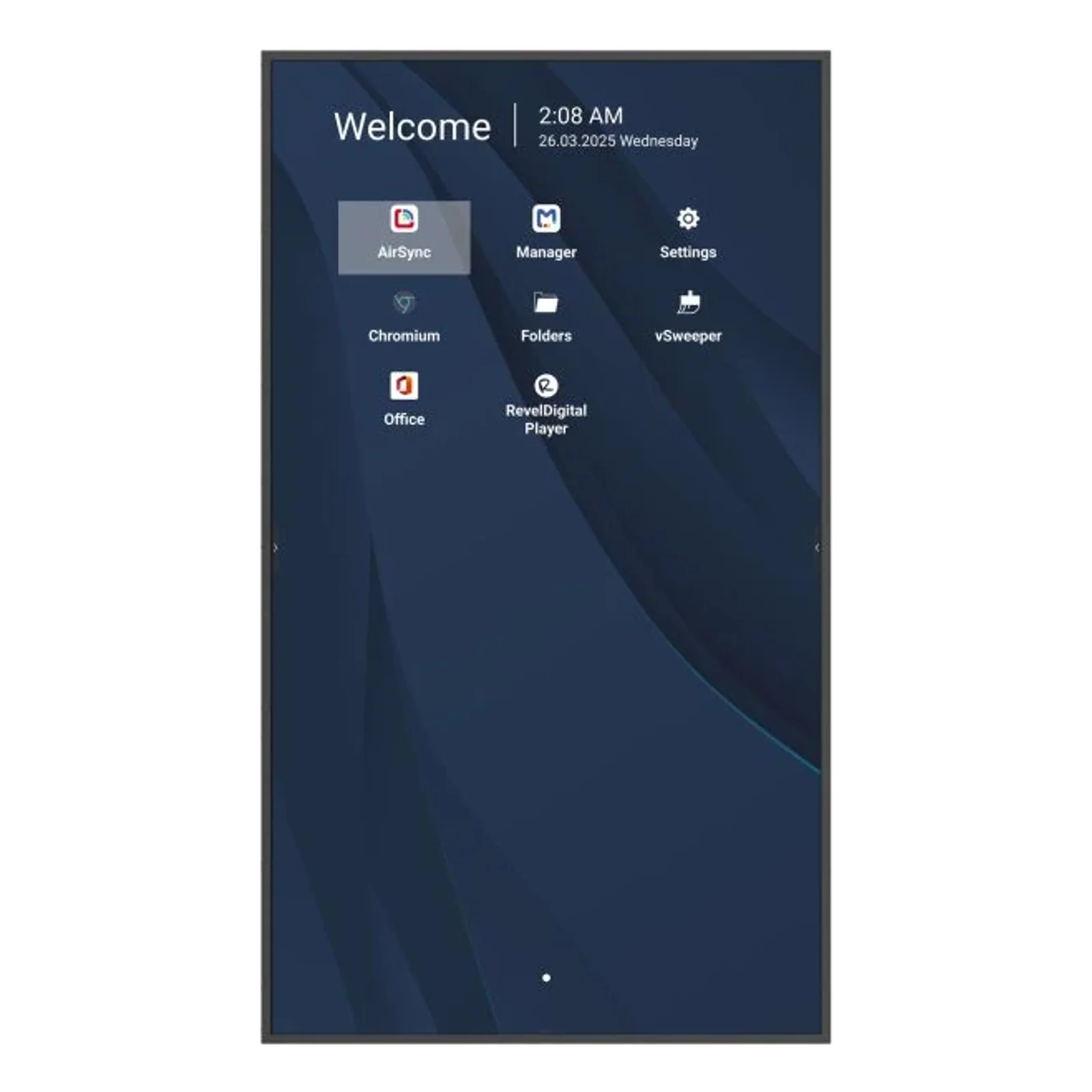 Viewsonic CDE6514-2C Écran d'affichage dynamique Écran plat de signalisation numérique 165,1 cm (65") LCD Wifi 500 cd/m² 4K Ultra HD Noir Intégré dans le processeur Android 14 24/7