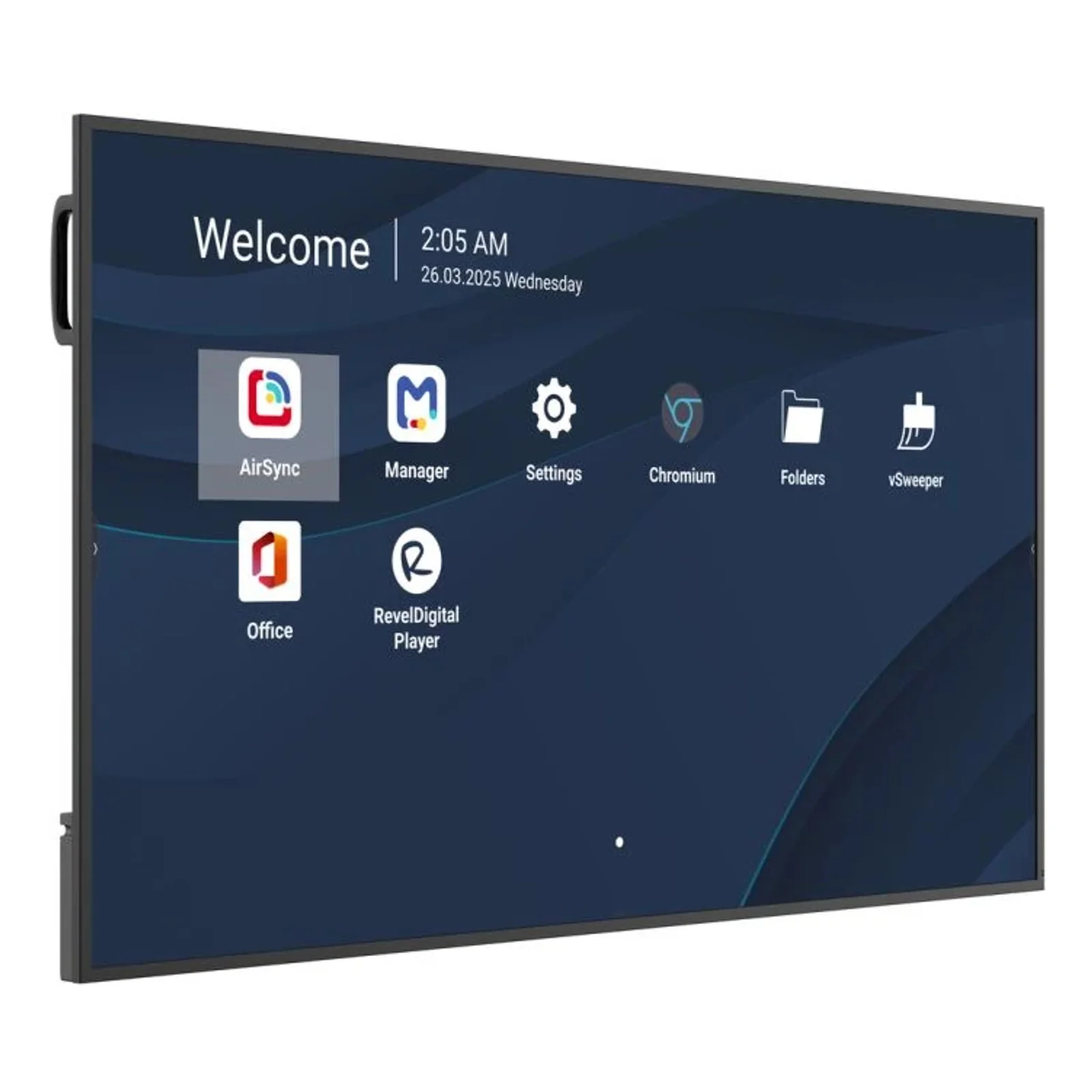 Viewsonic CDE6514-2C Écran d'affichage dynamique Écran plat de signalisation numérique 165,1 cm (65") LCD Wifi 500 cd/m² 4K Ultra HD Noir Intégré dans le processeur Android 14 24/7