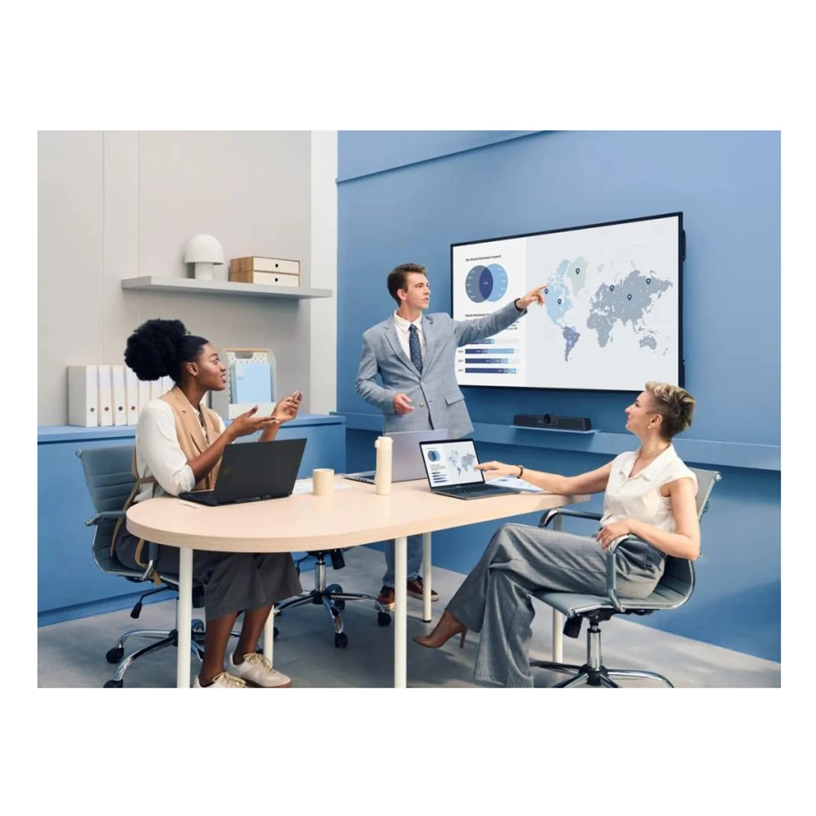 Viewsonic CDE6531-1C Écran d'affichage dynamique Écran plat de signalisation numérique 165,1 cm (65") LCD Wifi 500 cd/m² 4K Ultra HD Noir Intégré dans le processeur Android 14 24/7