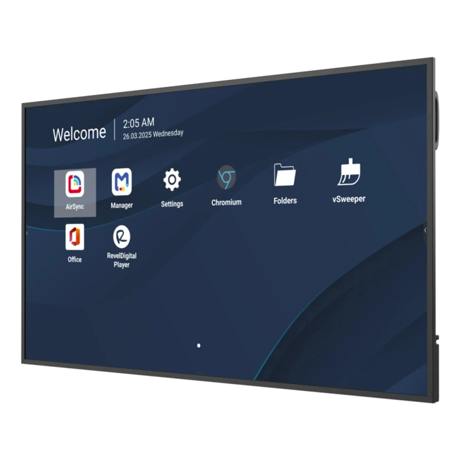 Viewsonic CDE6531-1C Écran d'affichage dynamique Écran plat de signalisation numérique 165,1 cm (65") LCD Wifi 500 cd/m² 4K Ultra HD Noir Intégré dans le processeur Android 14 24/7