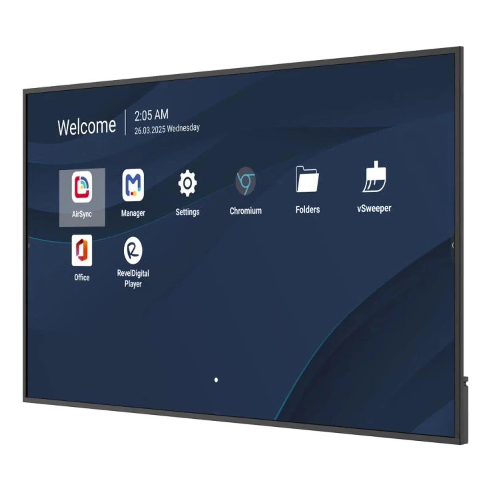 Viewsonic CDE7514-2C Écran d'affichage dynamique Écran plat de signalisation numérique 190,5 cm (75") LCD Wifi 500 cd/m² 4K Ultra HD Noir Intégré dans le processeur Android 14 24/7