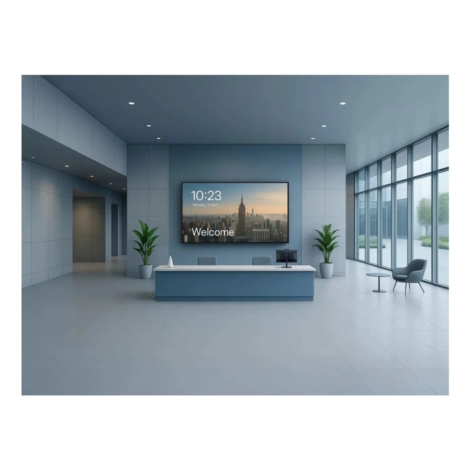 Viewsonic CDE7514-2C Écran d'affichage dynamique Écran plat de signalisation numérique 190,5 cm (75") LCD Wifi 500 cd/m² 4K Ultra HD Noir Intégré dans le processeur Android 14 24/7