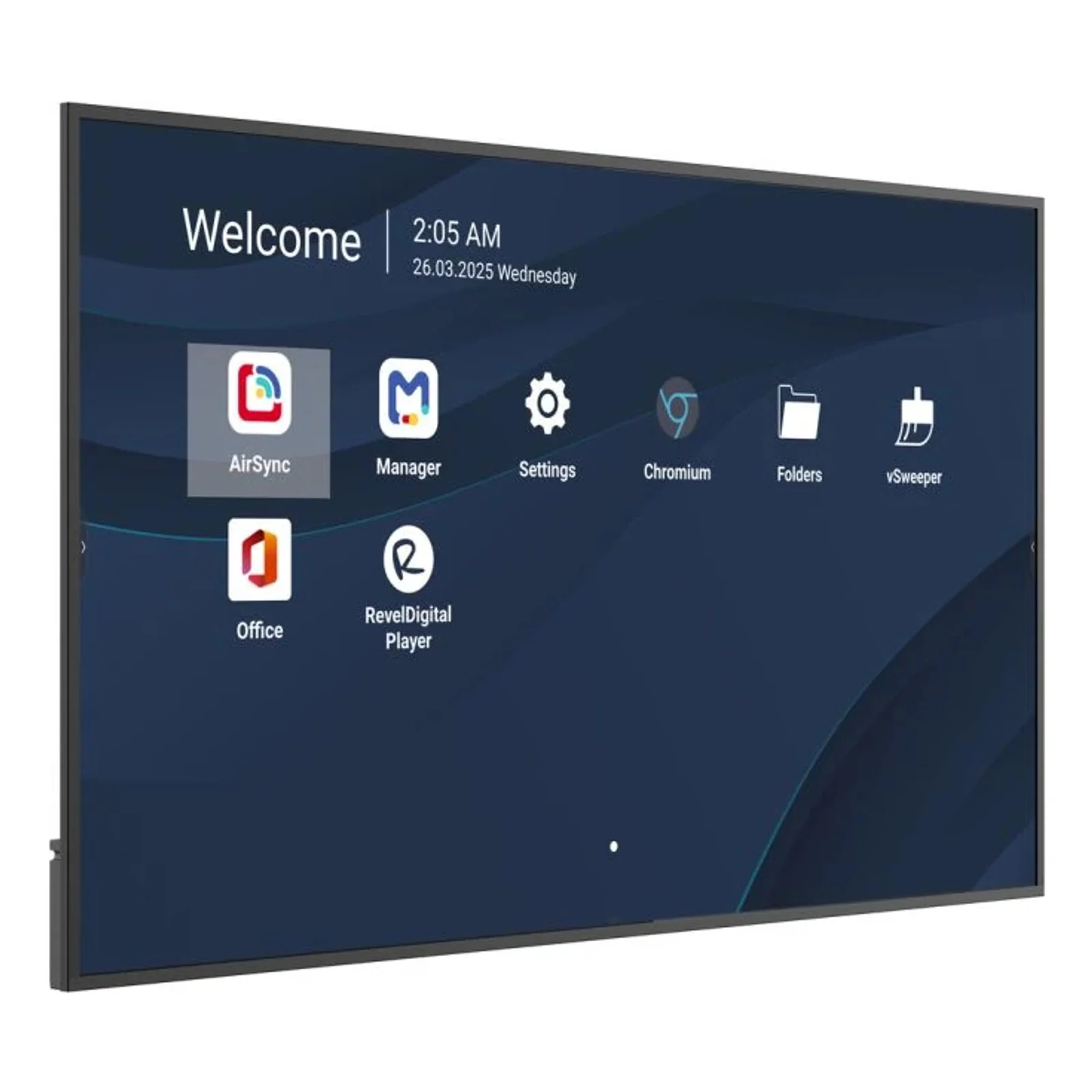 Viewsonic CDE7514-2C Écran d'affichage dynamique Écran plat de signalisation numérique 190,5 cm (75") LCD Wifi 500 cd/m² 4K Ultra HD Noir Intégré dans le processeur Android 14 24/7