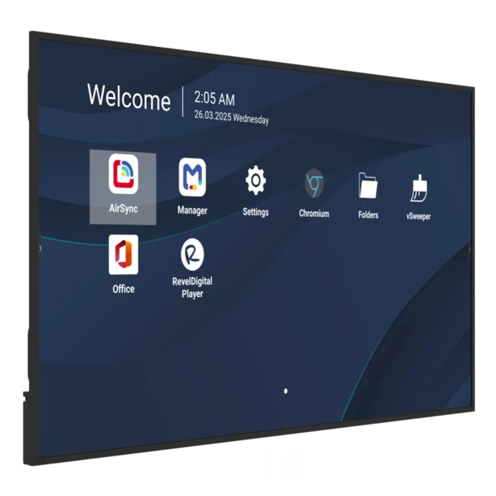 Viewsonic CDE7531-1C Écran d'affichage dynamique Écran plat de signalisation numérique 190,5 cm (75") LCD Wifi 500 cd/m² 4K Ultra HD Noir Intégré dans le processeur Android 14 24/7