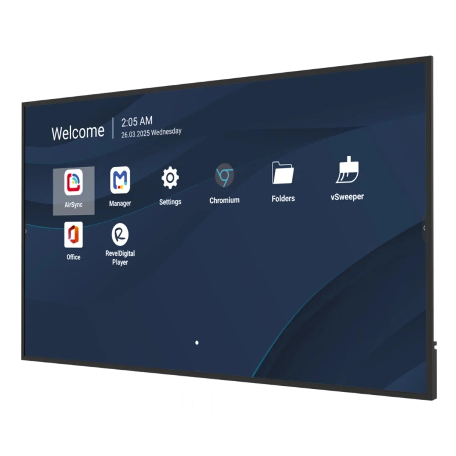 Viewsonic CDE7531-1C Écran d'affichage dynamique Écran plat de signalisation numérique 190,5 cm (75") LCD Wifi 500 cd/m² 4K Ultra HD Noir Intégré dans le processeur Android 14 24/7