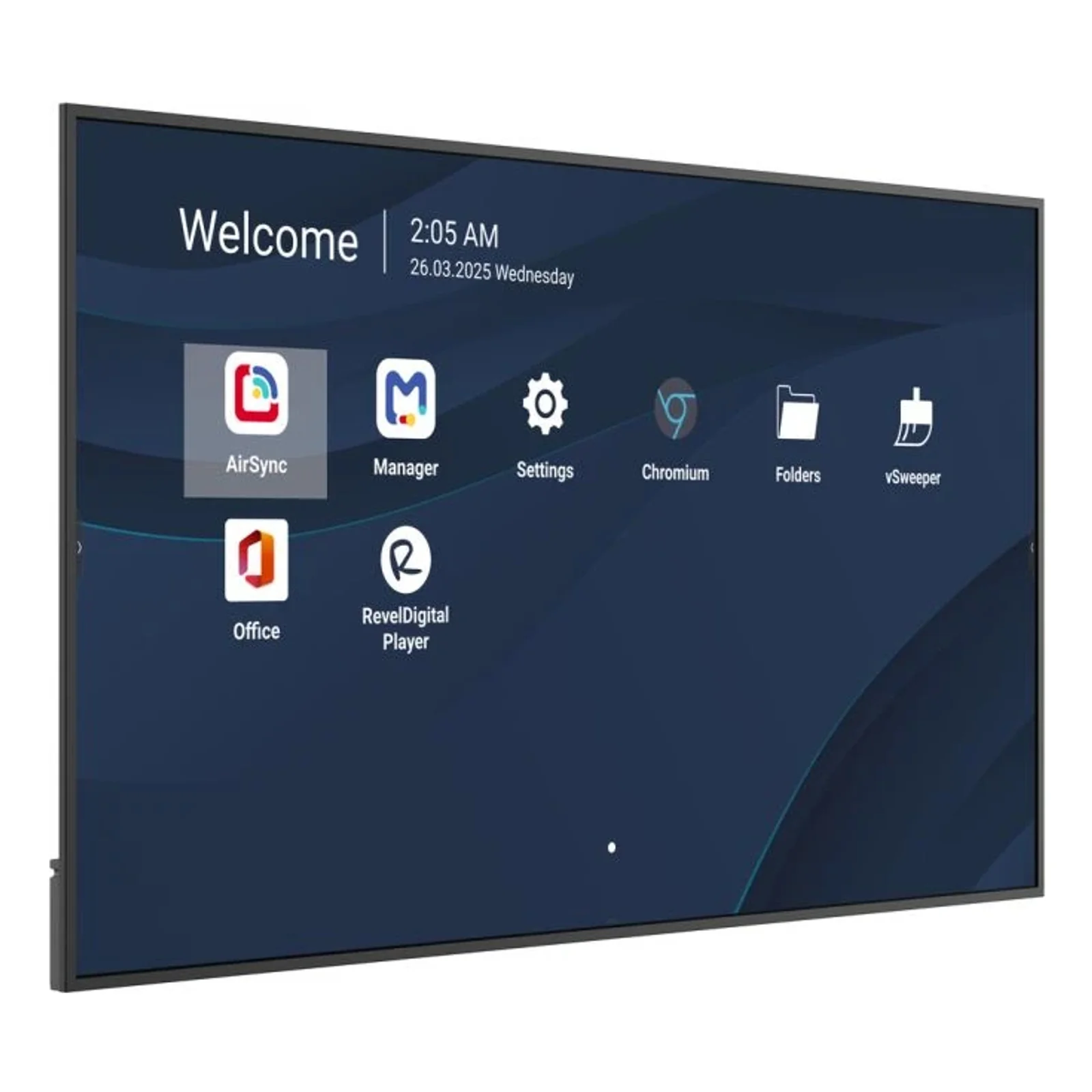Viewsonic CDE8614-2C Écran d'affichage dynamique Écran plat de signalisation numérique 2,18 m (86") LCD Wifi 500 cd/m² 4K Ultra HD Noir Intégré dans le processeur Android 14 24/7