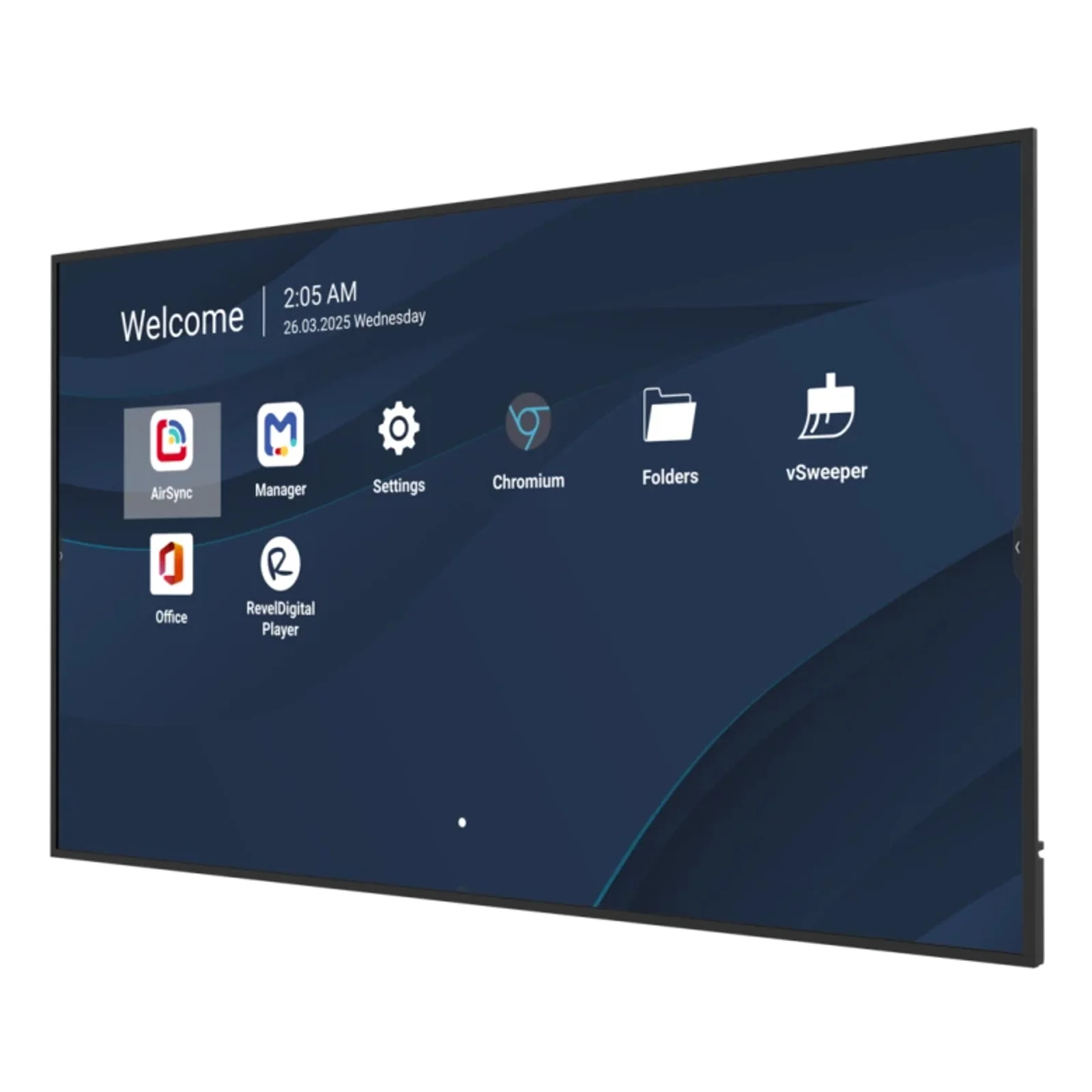 Viewsonic CDE8631-1C Écran d'affichage dynamique Écran plat de signalisation numérique 2,18 m (86") LCD Wifi 500 cd/m² 4K Ultra HD Noir Intégré dans le processeur Android 14 24/7