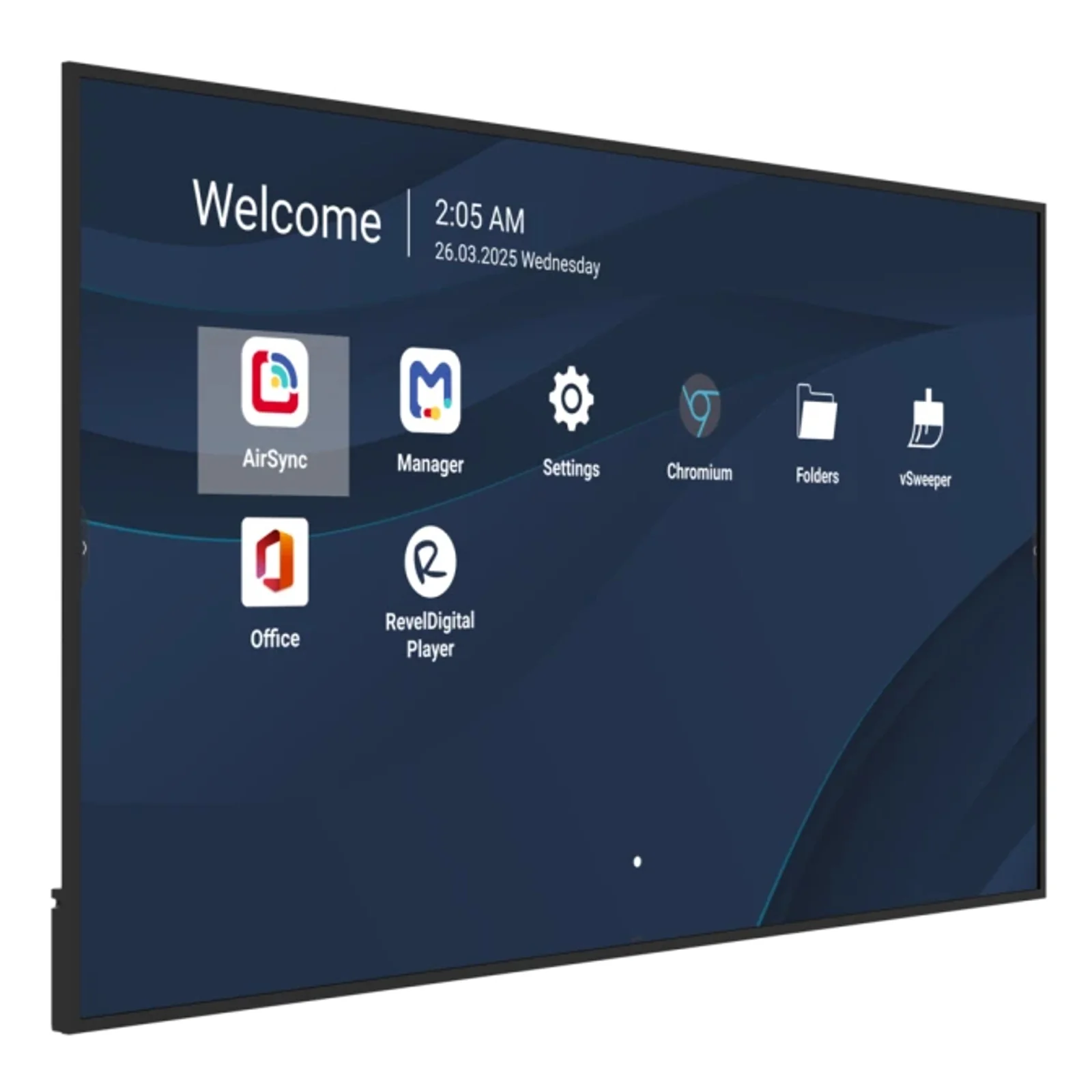 Viewsonic CDE8631-1C Écran d'affichage dynamique Écran plat de signalisation numérique 2,18 m (86") LCD Wifi 500 cd/m² 4K Ultra HD Noir Intégré dans le processeur Android 14 24/7