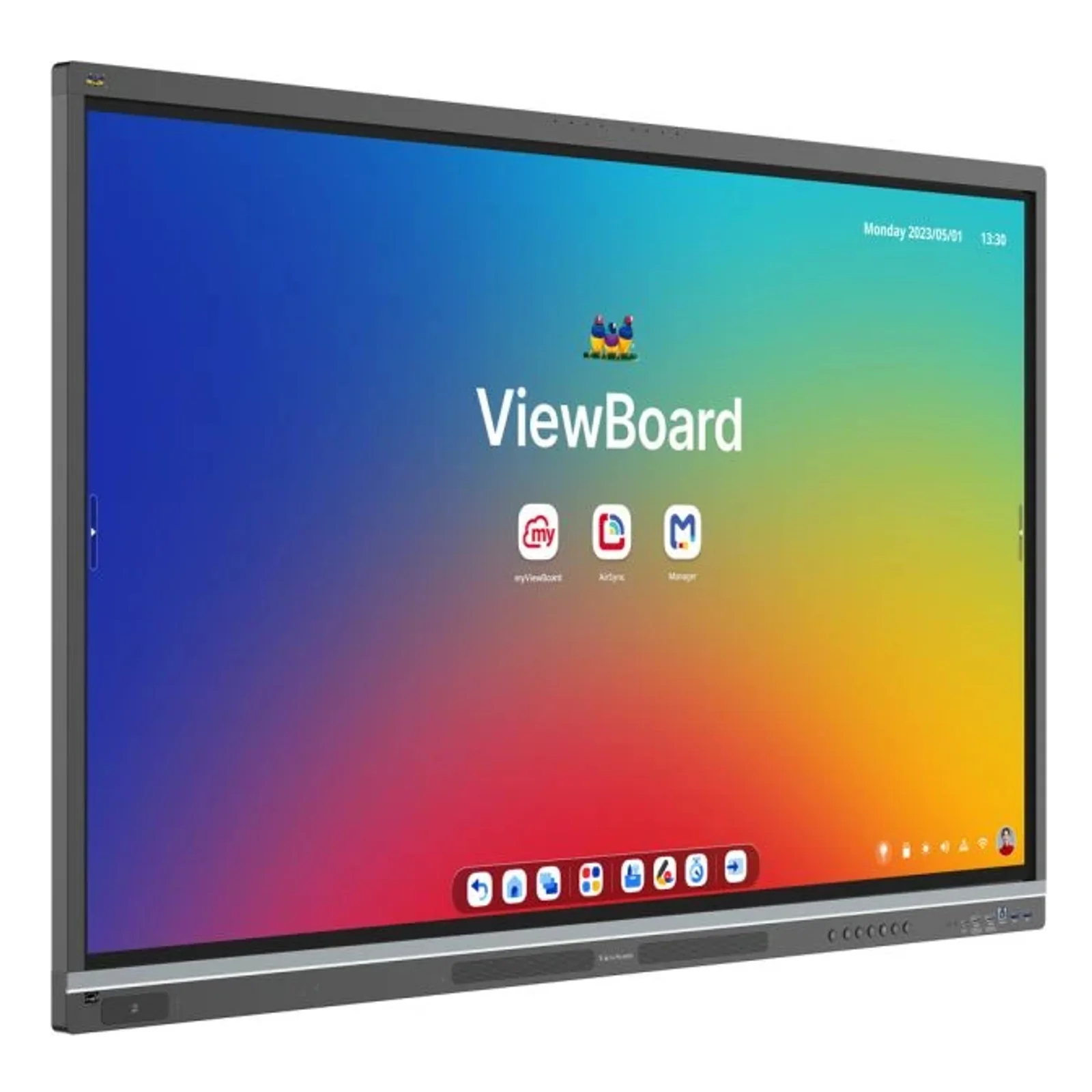 Viewsonic IFP5551 Display tableau blanc interactif 139,7 cm (55") 3840 x 2160 pixels Écran tactile Noir