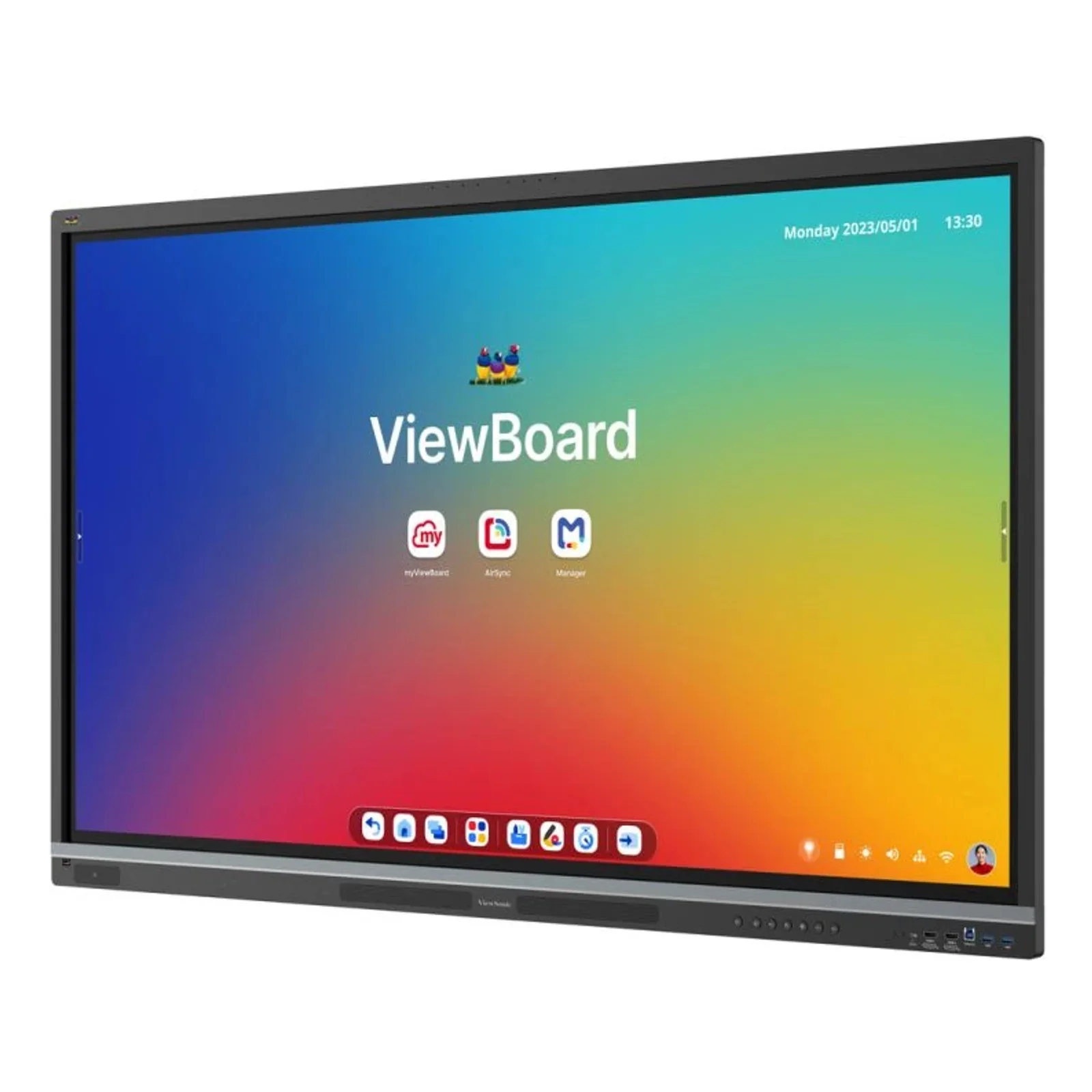 Viewsonic IFP9851 Display tableau blanc interactif 2,49 m (98") 3840 x 2160 pixels Écran tactile Noir