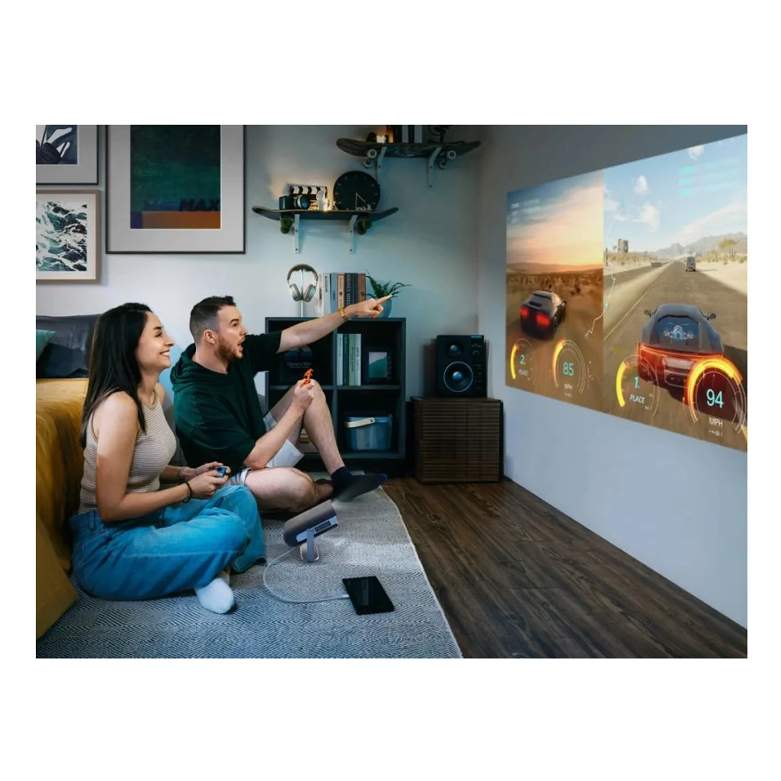 Viewsonic M1B Max Module de projecteur LED 1080p (1920x1080) Noir, Gris
