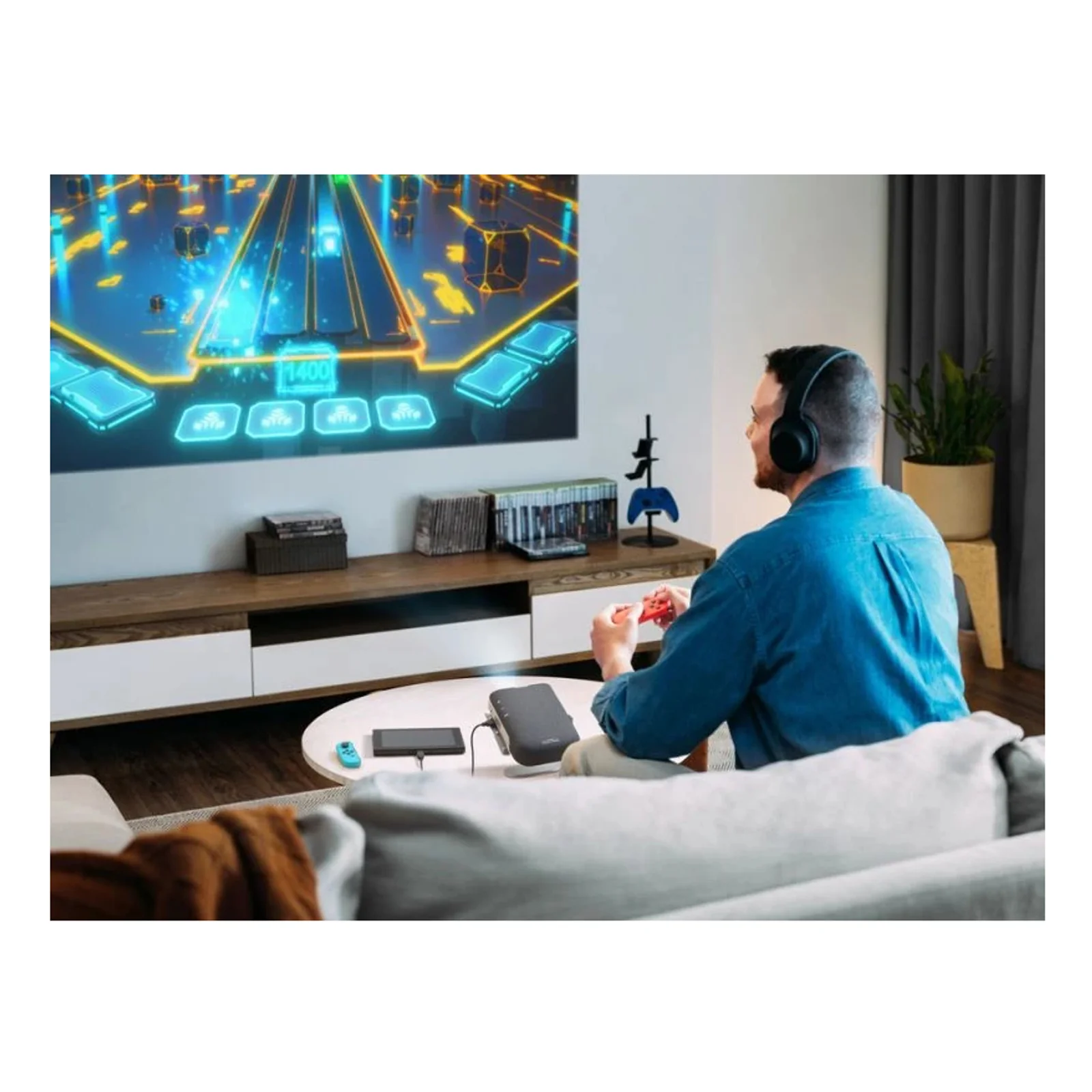 Viewsonic M1XB Projecteur à focale courte LED WVGA (854x480) Noir, Argent