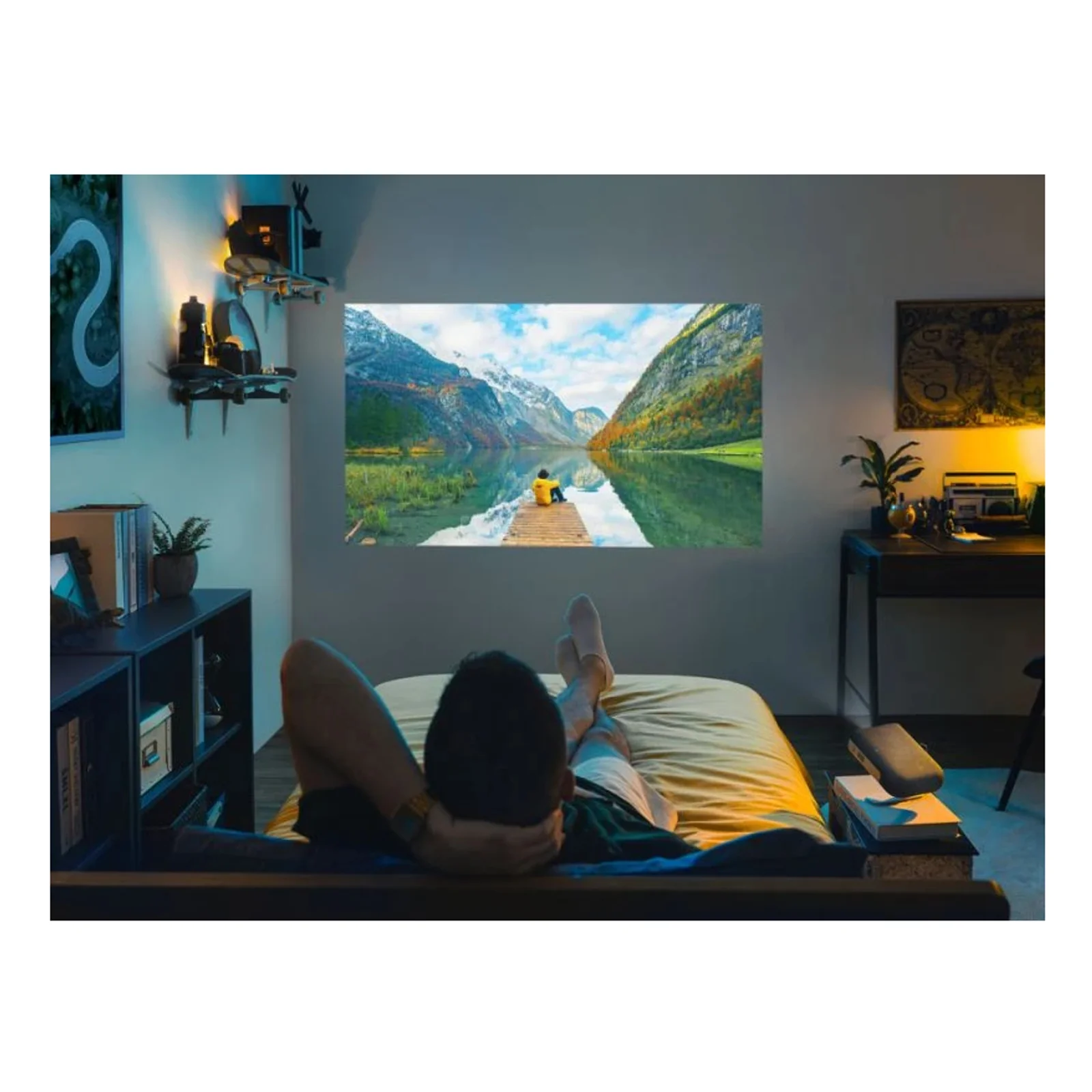 Viewsonic M1XB Projecteur à focale courte LED WVGA (854x480) Noir, Argent