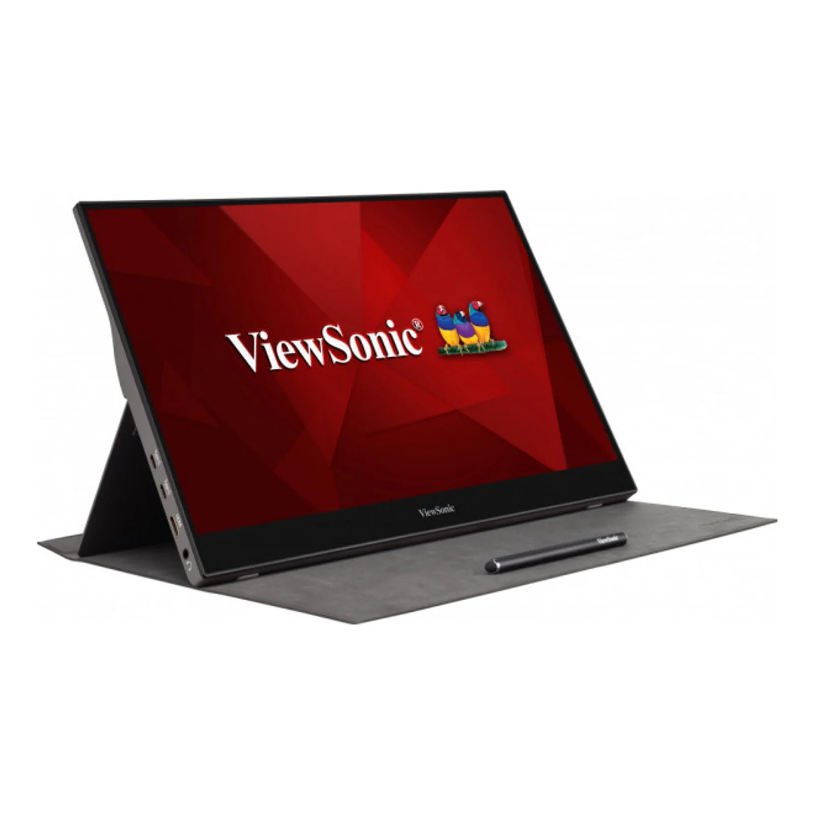 TD1655 écran plat de PC 39,6 cm (15.6") 1920 x 1080 pixels Full HD LED Écran tactile Multi-utilisateur Noir, Argent