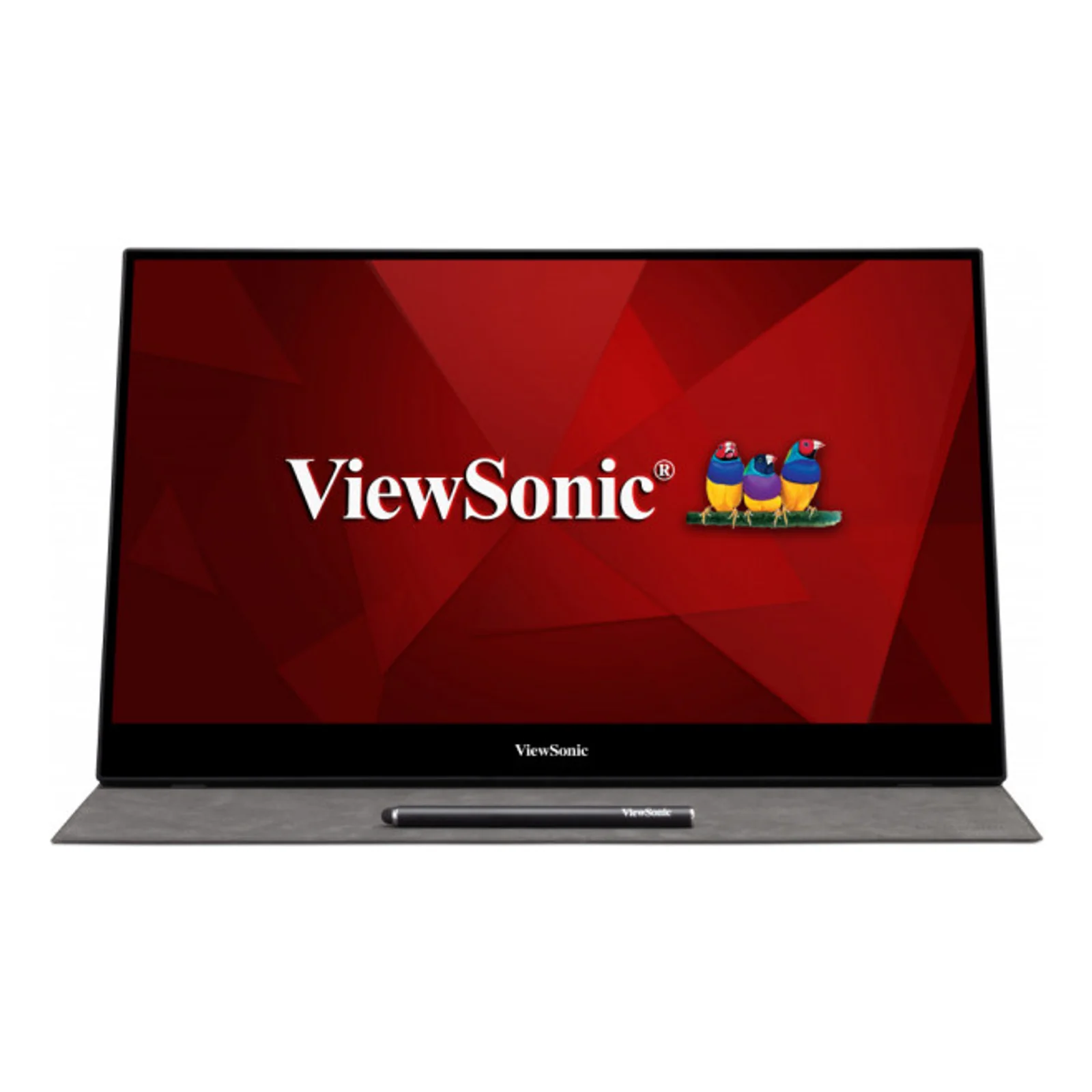 Viewsonic TD1655 écran plat de PC 39,6 cm (15.6") 1920 x 1080 pixels Full HD LED Écran tactile Multi-utilisateur Noir, Argent