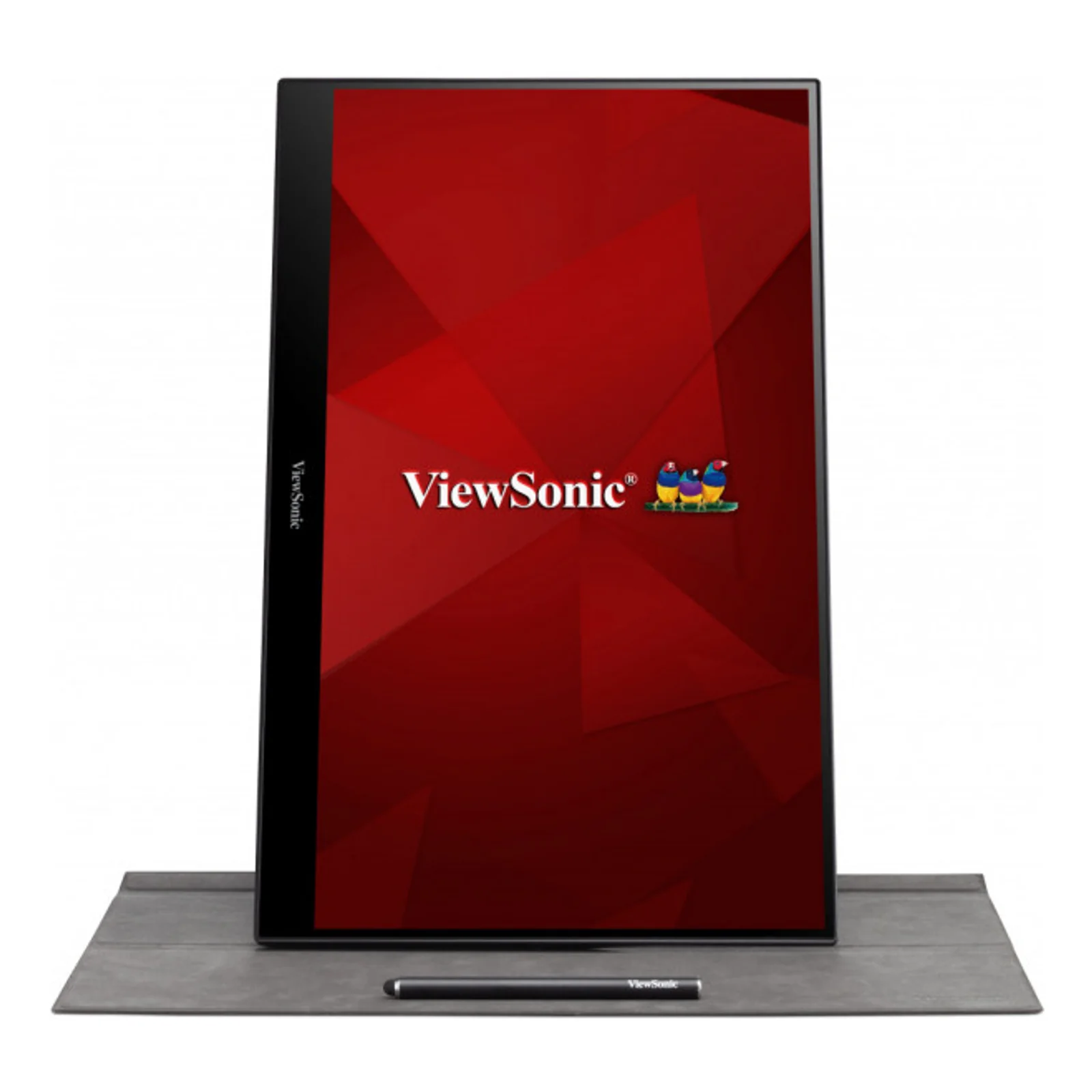 Viewsonic TD1655 écran plat de PC 39,6 cm (15.6") 1920 x 1080 pixels Full HD LED Écran tactile Multi-utilisateur Noir, Argent
