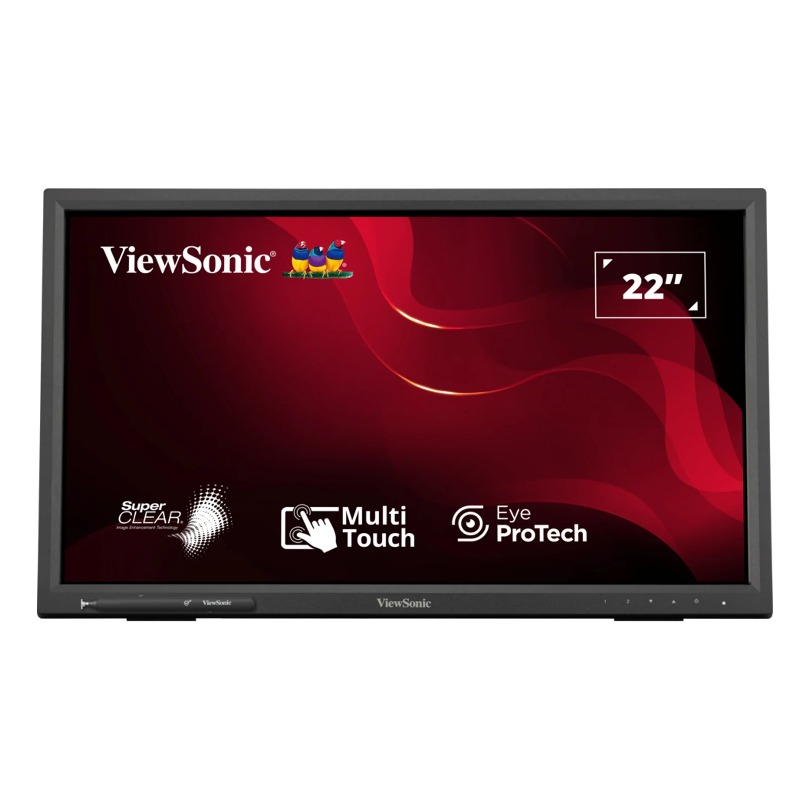 TD2223-2 écran plat de PC 55,9 cm (22") 1920 x 1080 pixels Full HD LCD Écran tactile Noir