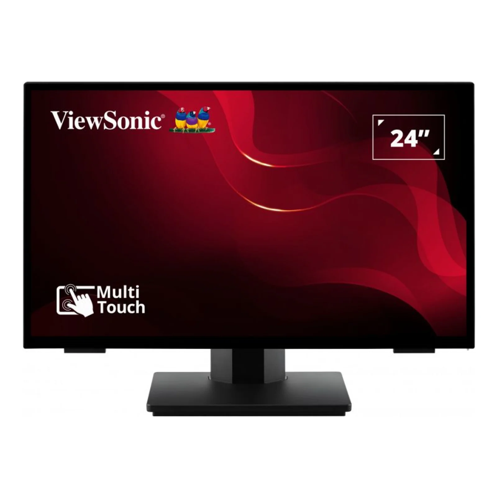 Viewsonic TD2465 Écran d'affichage dynamique Écran plat interactif 61 cm (24") LED 250 cd/m² Full HD Noir Écran tactile