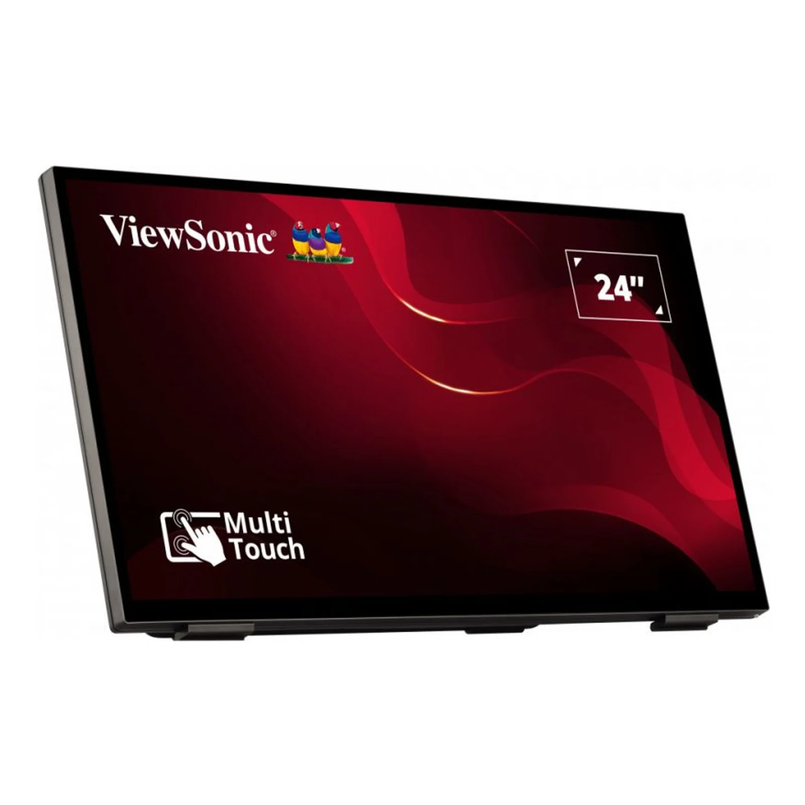 Viewsonic TD2465 Écran d'affichage dynamique Écran plat interactif 61 cm (24") LED 250 cd/m² Full HD Noir Écran tactile