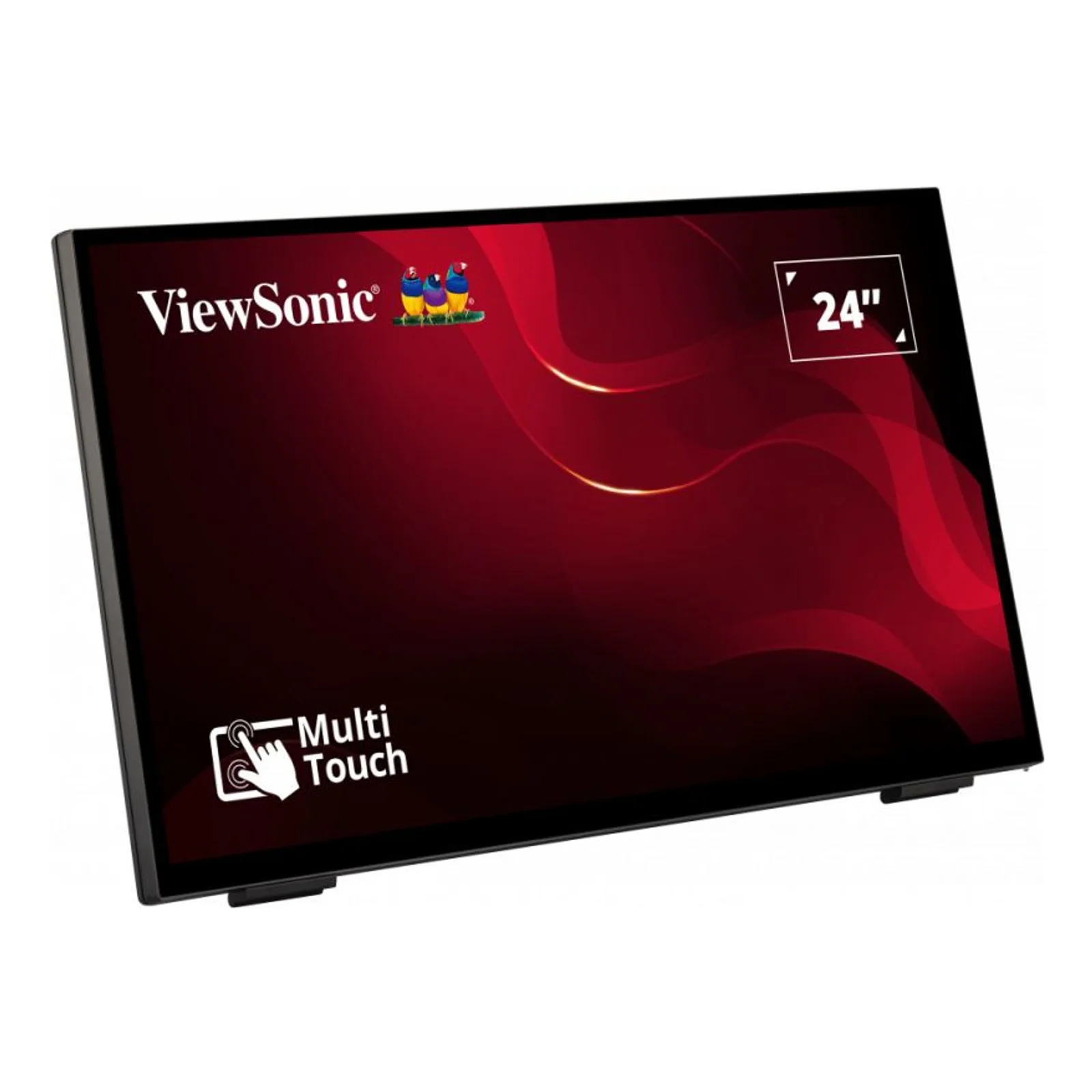 Viewsonic TD2465 Écran d'affichage dynamique Écran plat interactif 61 cm (24") LED 250 cd/m² Full HD Noir Écran tactile
