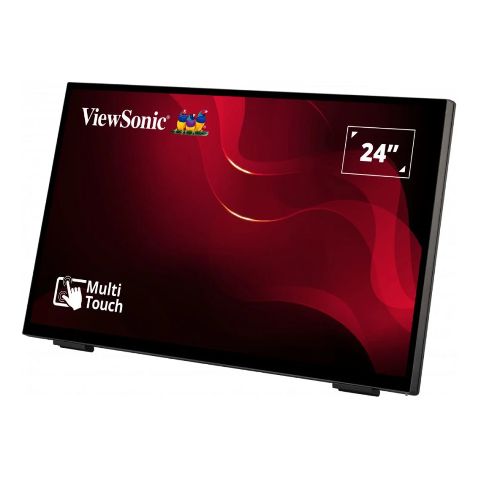Viewsonic TD2465 Écran d'affichage dynamique Écran plat interactif 61 cm (24") LED 250 cd/m² Full HD Noir Écran tactile