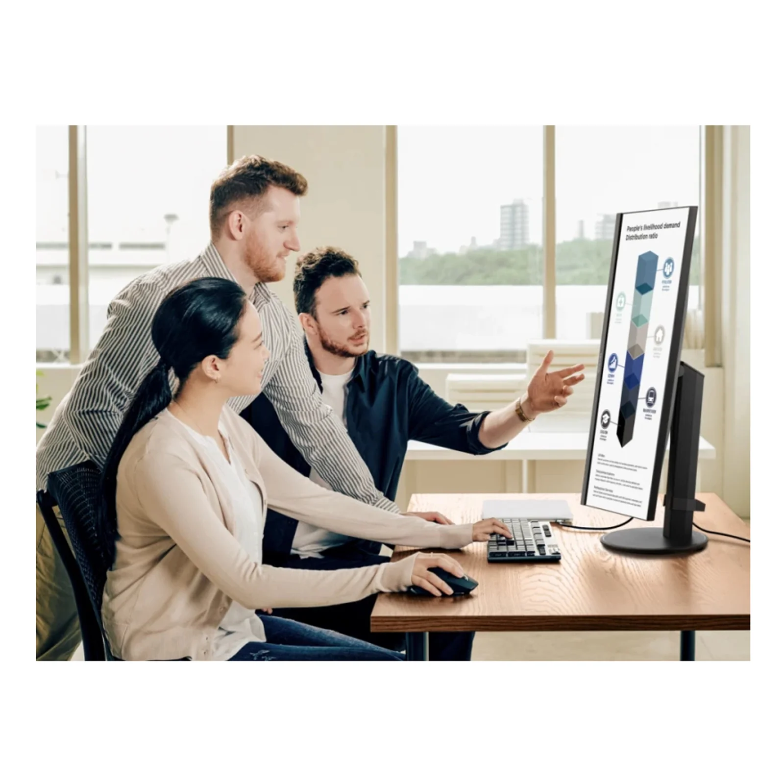 Viewsonic VG Series VG2409U-2 écran plat de PC 60,5 cm (23.8") 1920 x 1080 pixels Full HD LED Noir
