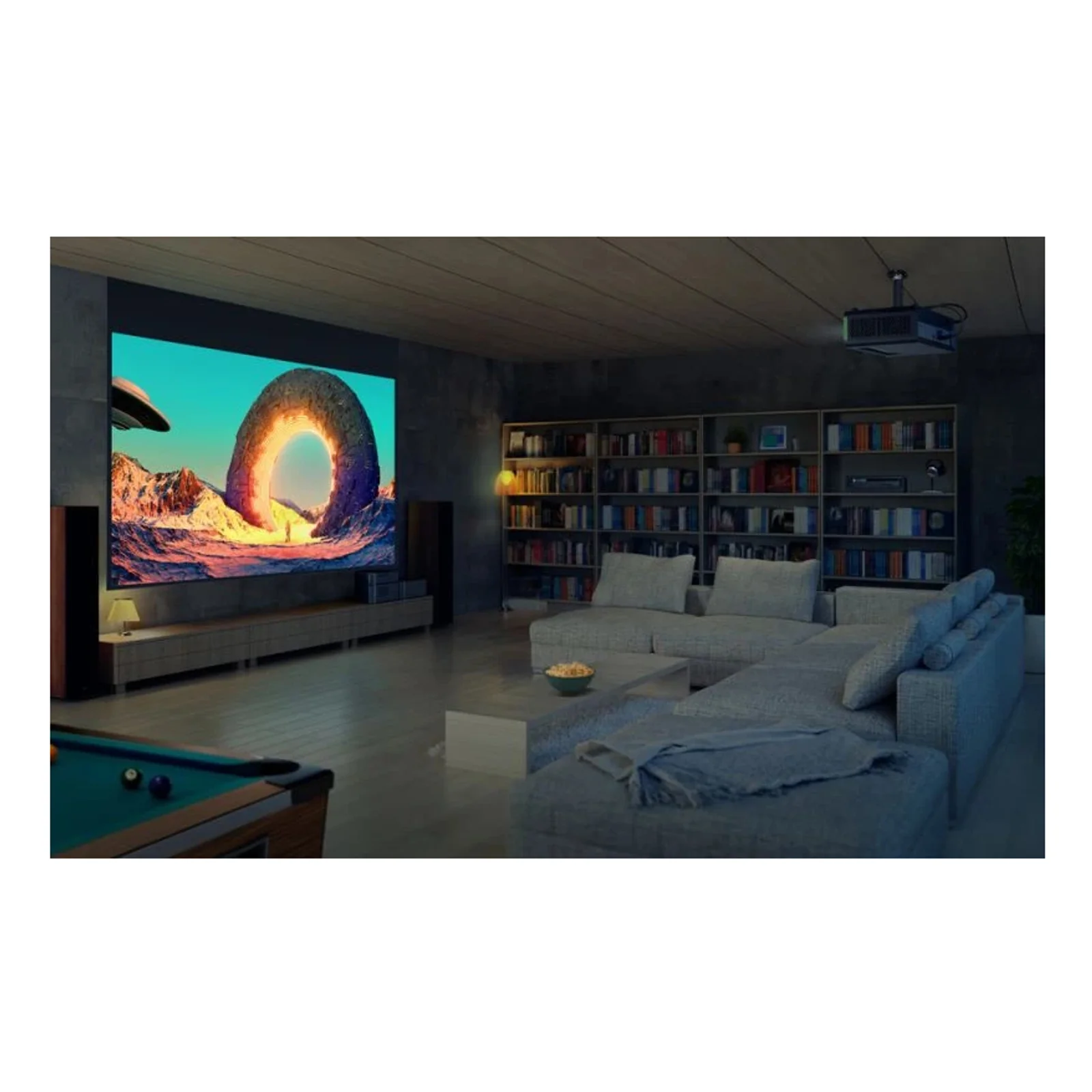 Viewsonic X1-4KB Pro Projecteur à focale standard LED UHD 4K (3840x2160) Compatibilité 3D Noir