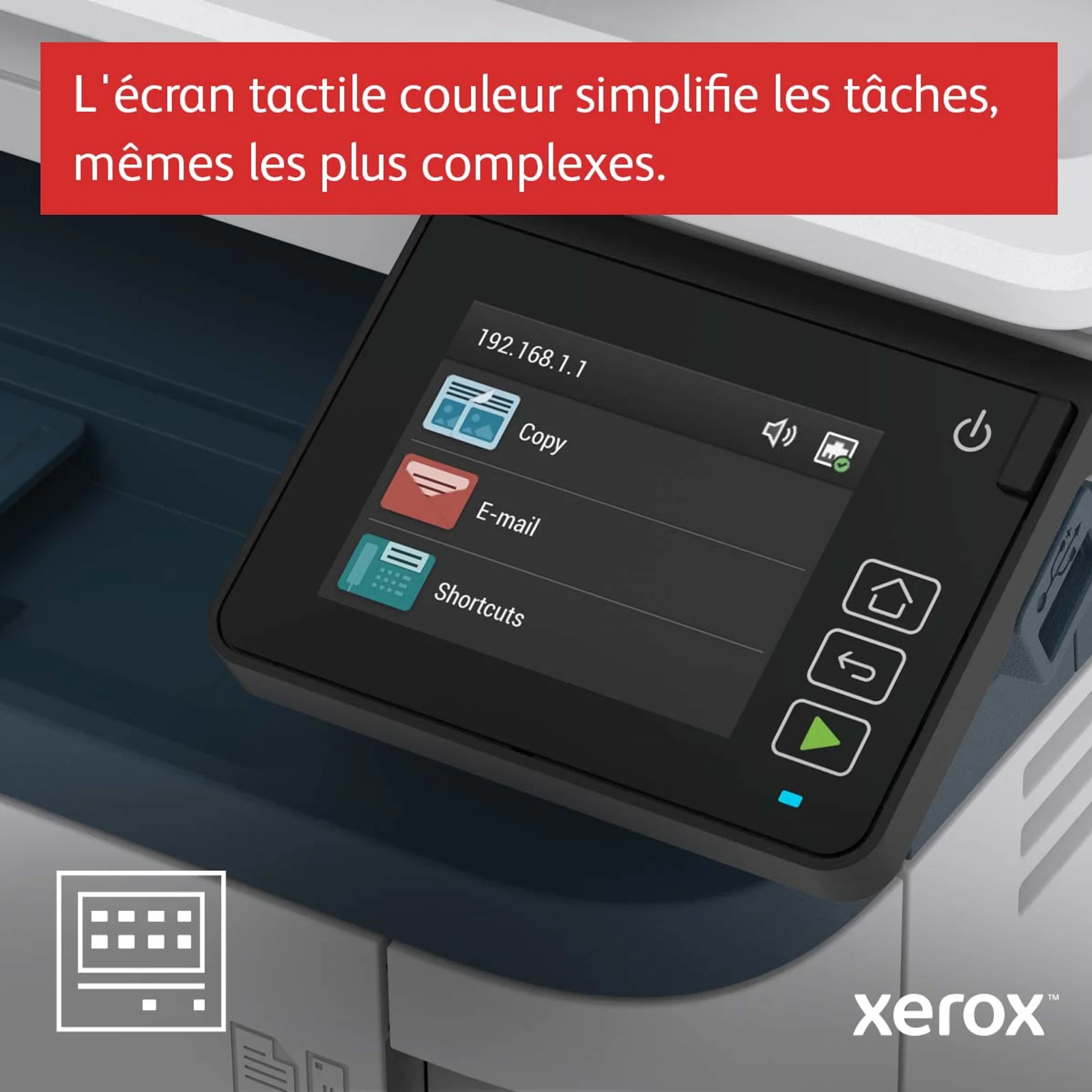 Xerox B305 copie/impression/numérisation recto verso sans fil A4, 38 ppm, PS3 PCL5e/6, 2 magasins, 350 feuilles
