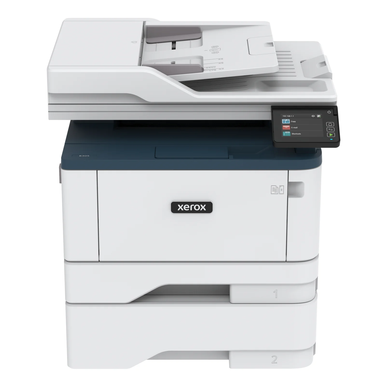 Xerox B305 copie/impression/numérisation recto verso sans fil A4, 38 ppm, PS3 PCL5e/6, 2 magasins, 350 feuilles